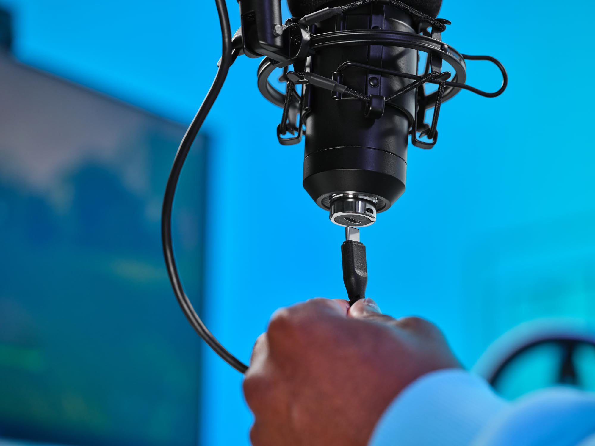 GXTrust 270 Emita II+ Mikrofon mit Arm, Windfilter und Popfilter
