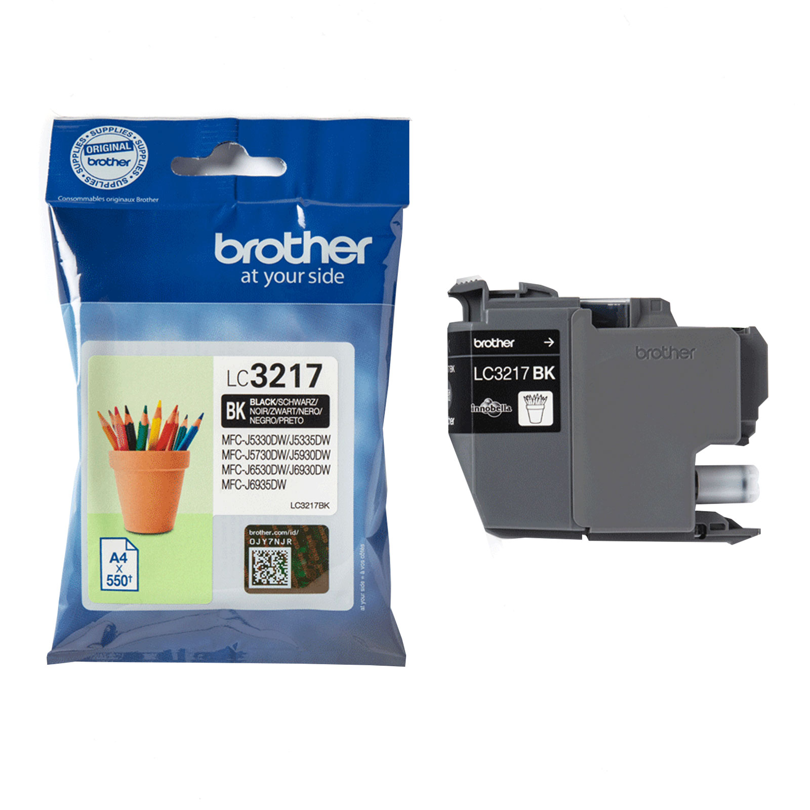 BROTHER LC3217BK Tinte für MFCJ6930DW ST Druckerpatrone Black