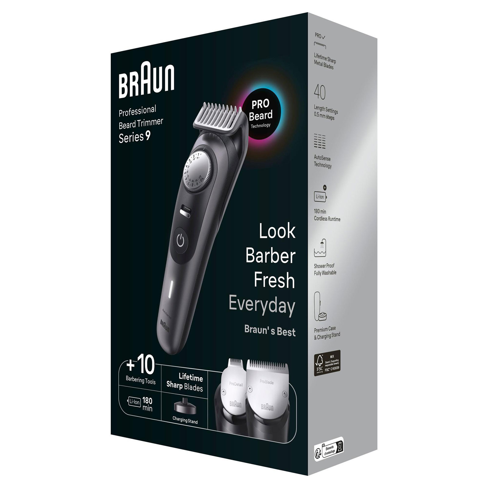 BRAUN Barttrimmer BT9421 Akkubetrieb BRAUN Barttrimmer BT9421 Akkubetrieb