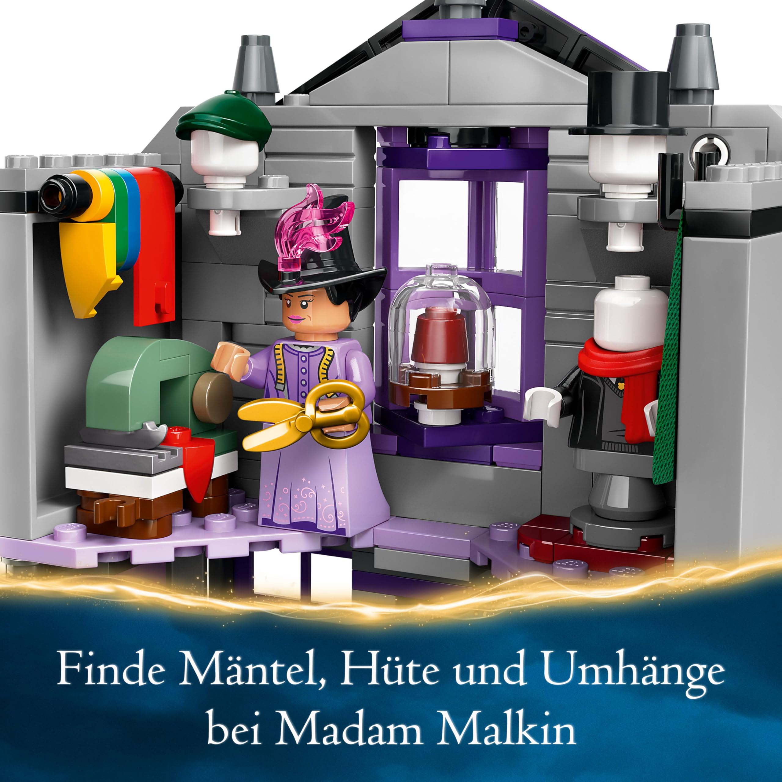 LEGO Harry Potter Ollivanders & Madam Malkins Anzüge, Läden aus der Winkelgasse