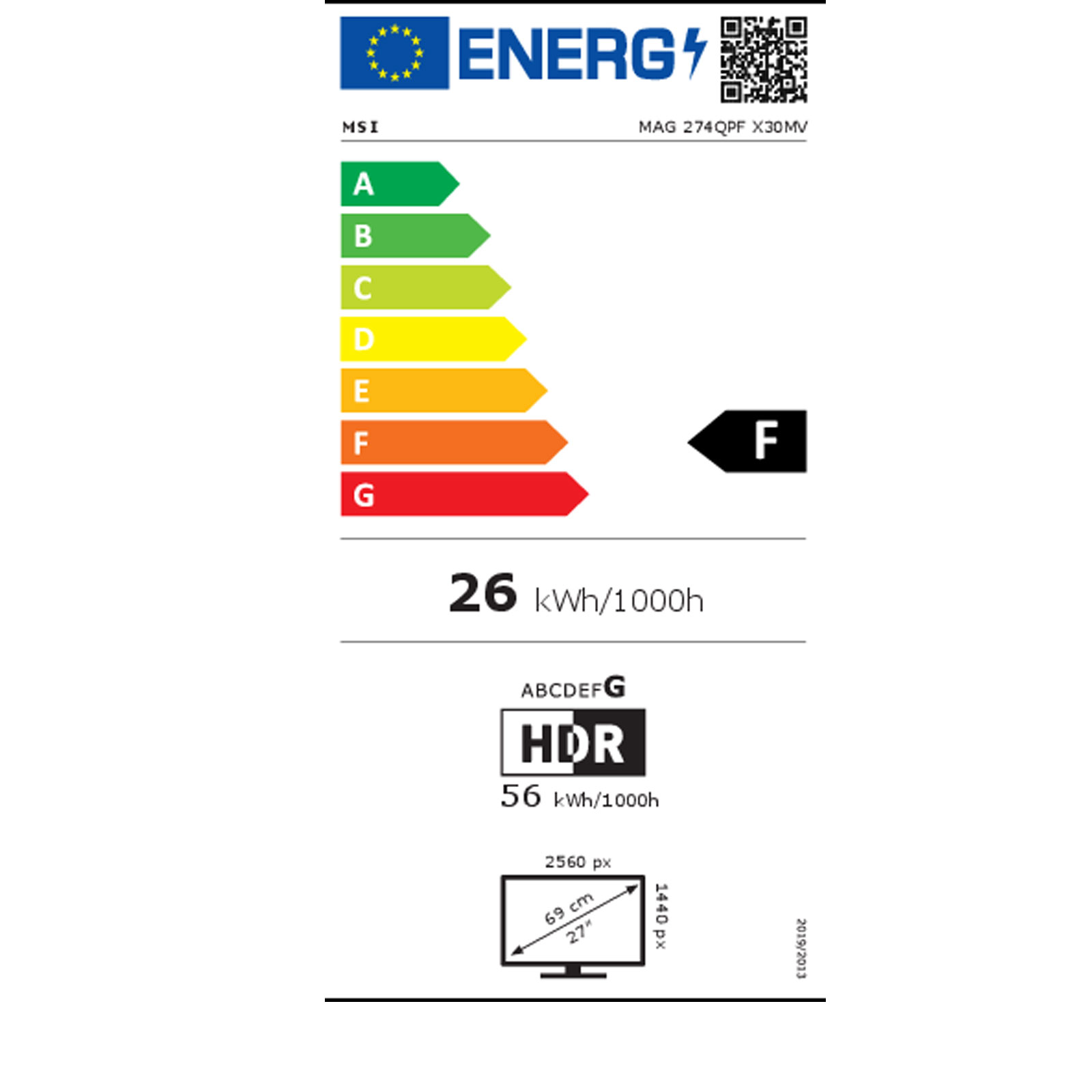MSI MAG 274QPFDE X30MV 68,58cm