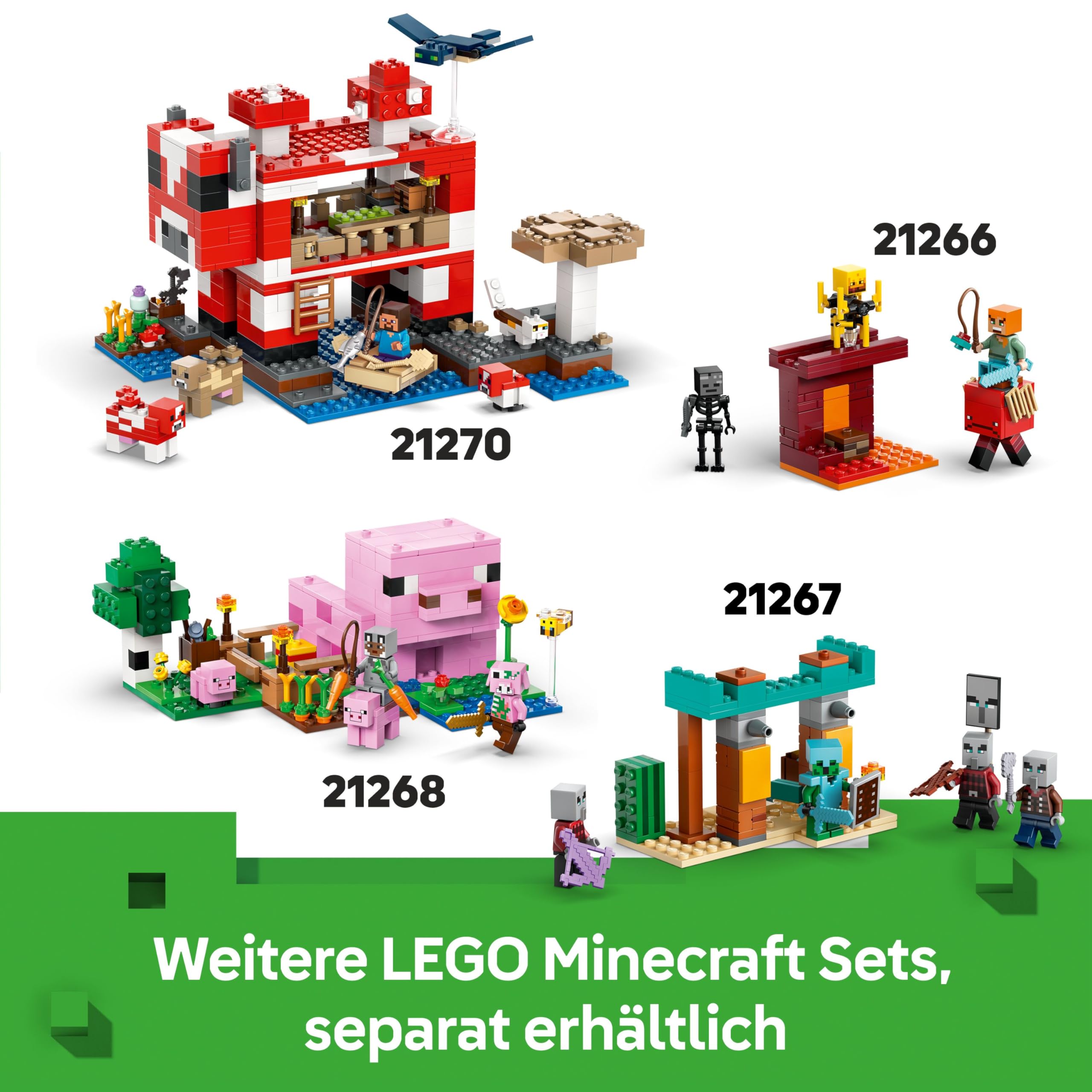 LEGO Minecraft Die Expedition zur Gürteltiermine 21269