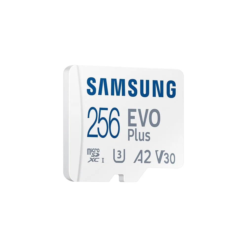 Samsung EVO Plus microSD-Speicherkarte (2024) (inkl. SD Adapter) - 256 GB