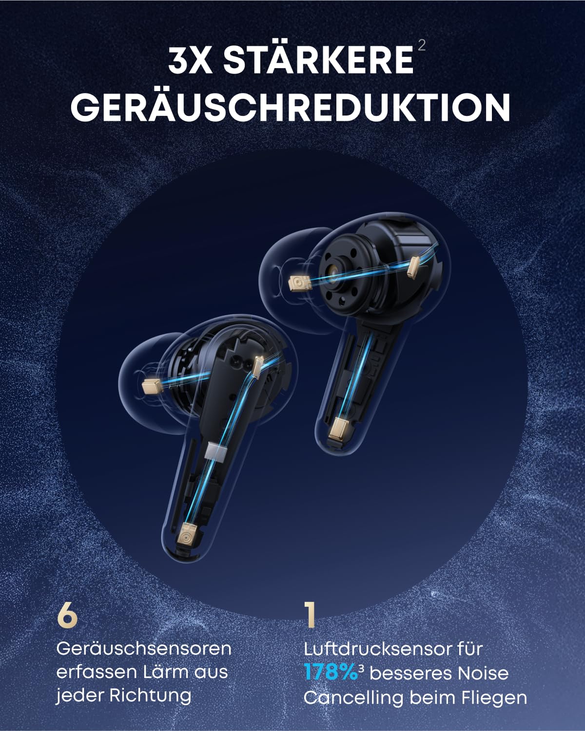 soundcore Liberty 4 Pro von Anker, Kabellose Noise Cancelling Kopfhörer