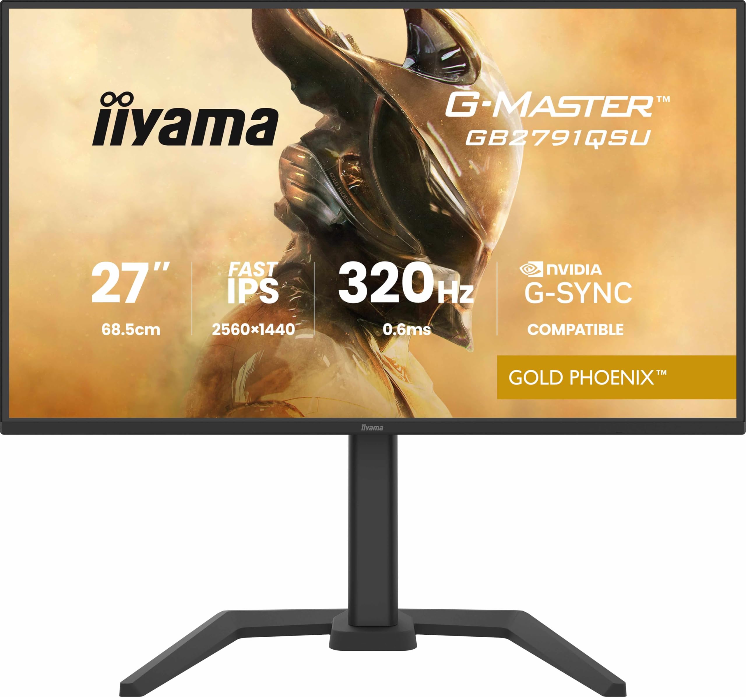 iiyama G-Master Gold Phoenix GB2791QSU-B1 68,5cm 27" Fast IPS LED Gaming Monitor