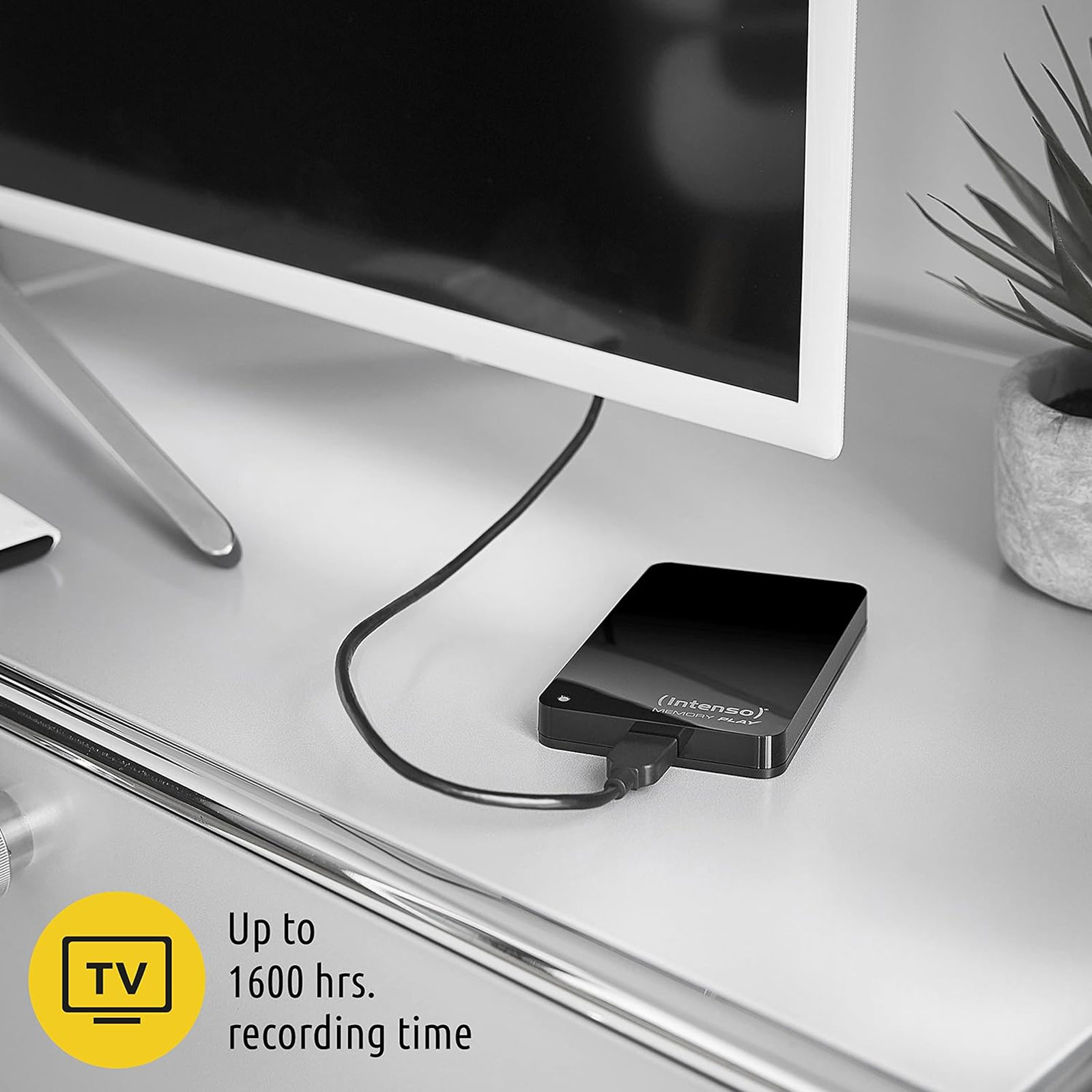 INTENSO Memory Play 2,5 Zoll 2TB inkl. TV-Halterung Externe HDD-Festplatte (USB 3.0) INTENSO Memory Play 2,5 Zoll 2TB inkl. TV-Halterung Externe HDD-Festplatte (USB 3.0)