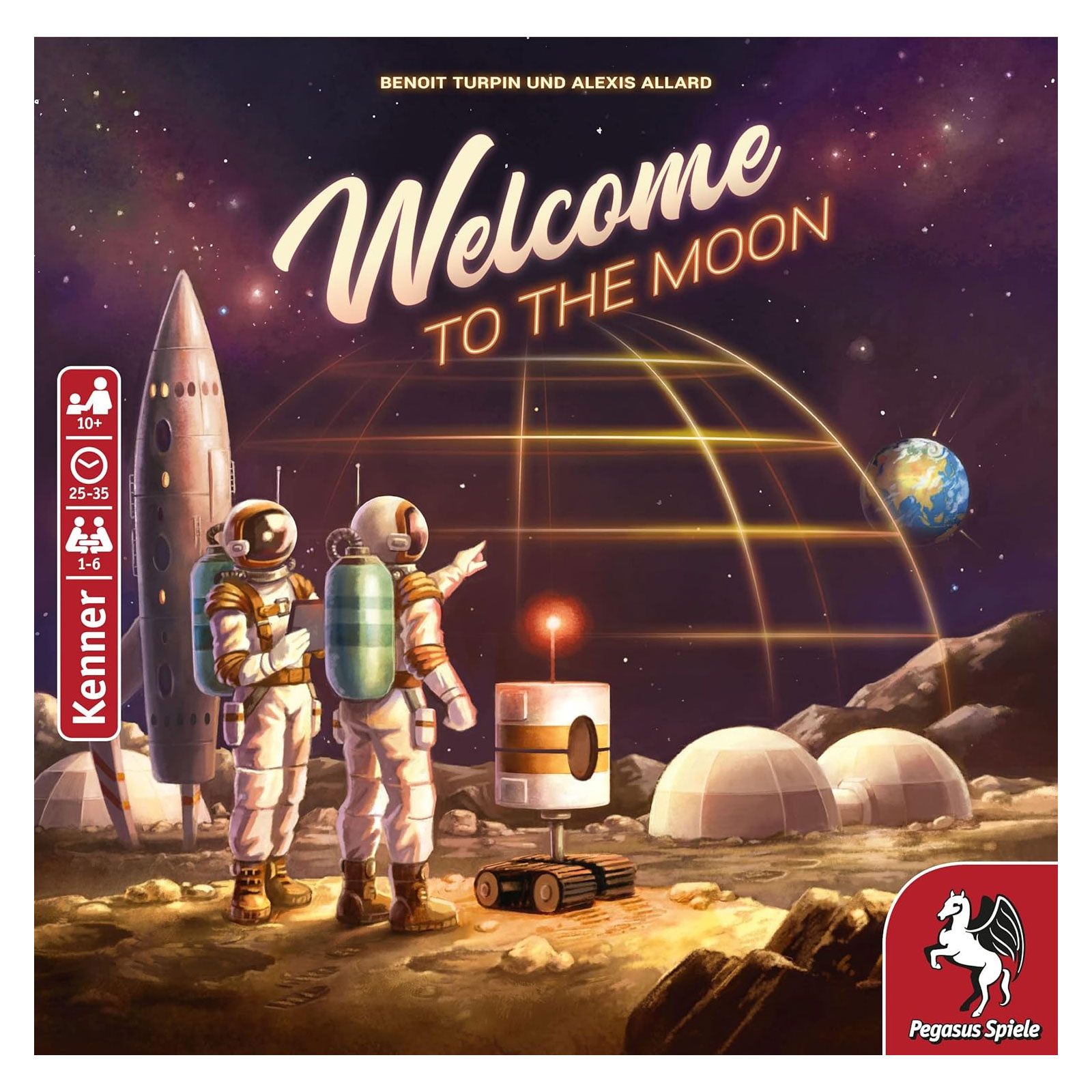 Pegasus Spiele Welcome To The Moon 53153G Brettspiel