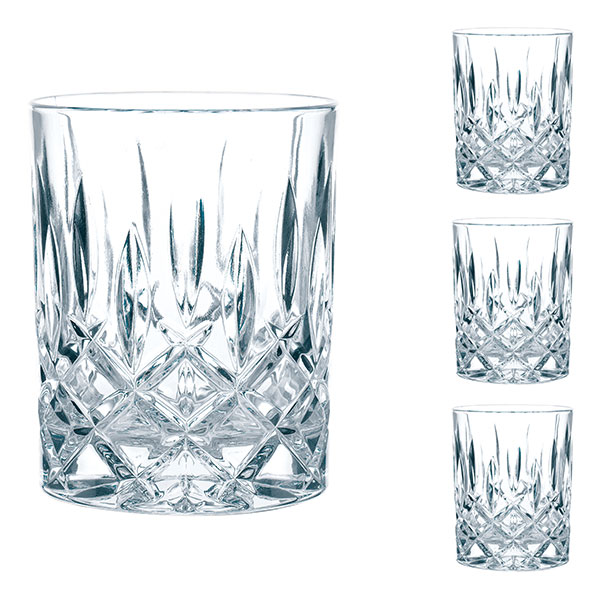 Nachtmann Noblesse Whiskybecher und Longdrinkglas Set 8tlg Kristall Glas