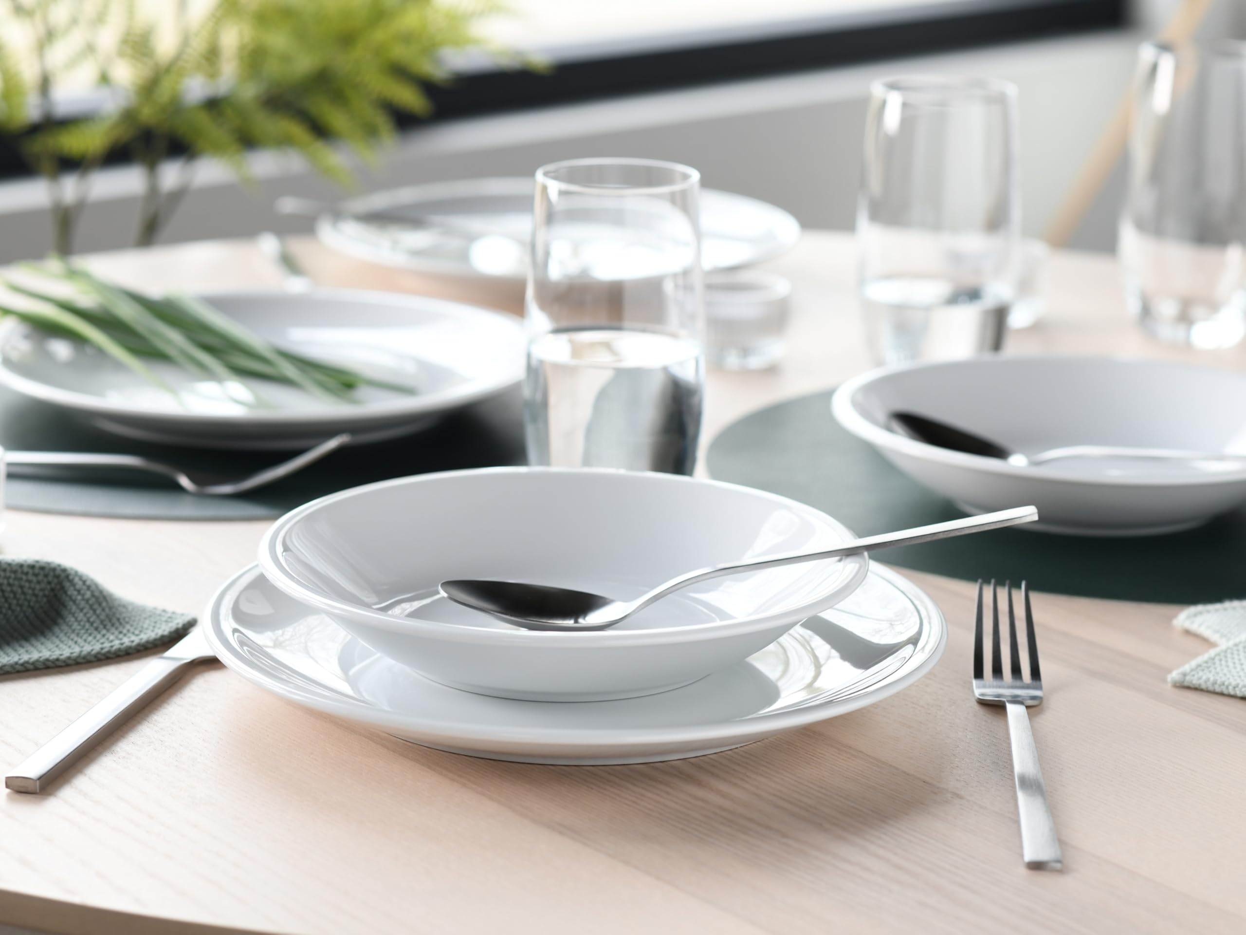CreaTable, 24647, Serie Milano, 12-teiliges Geschirrset für 6 Personen