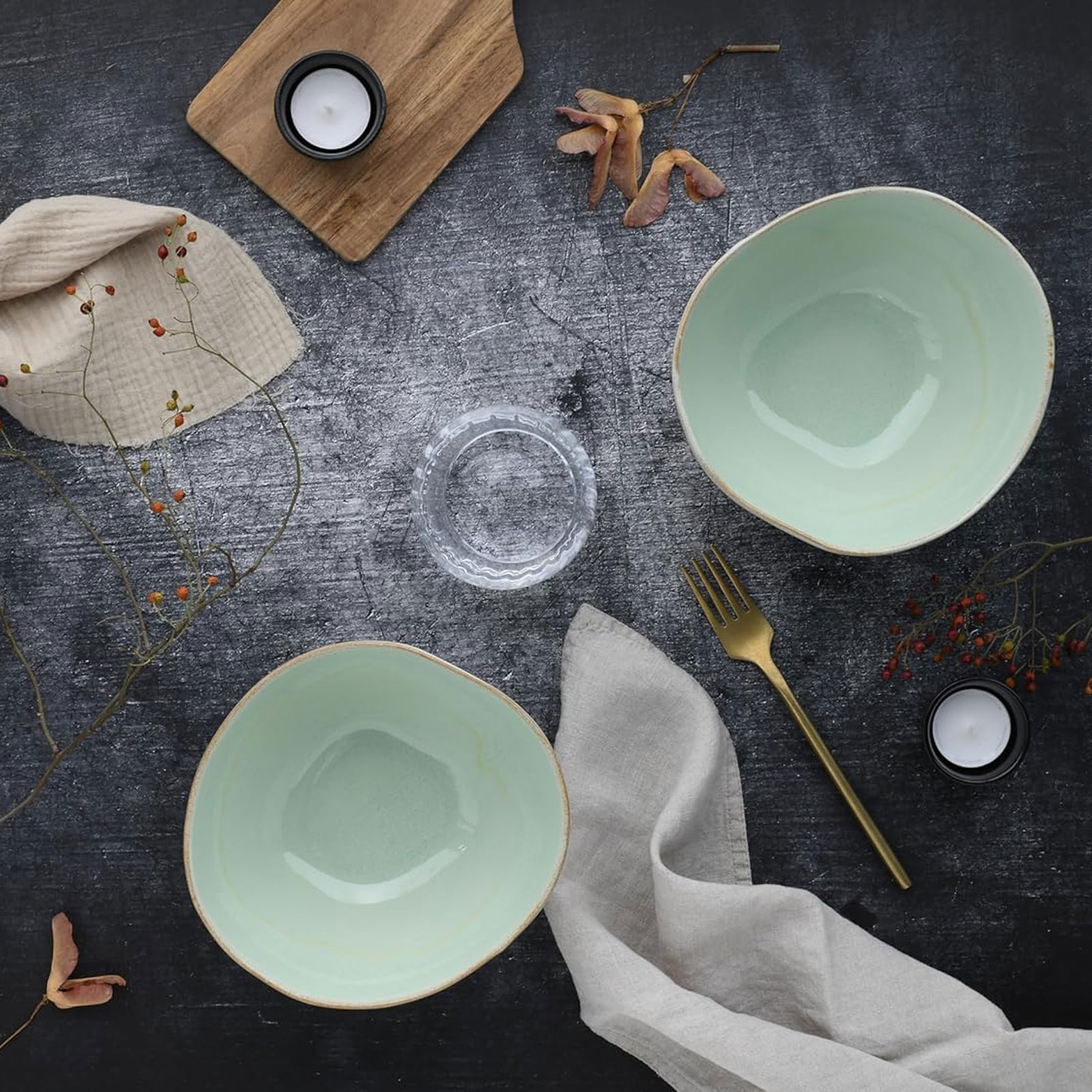 CreaTable, Serie Basalt Bowls, 19668, 2-teiliges Poke Bowl Set