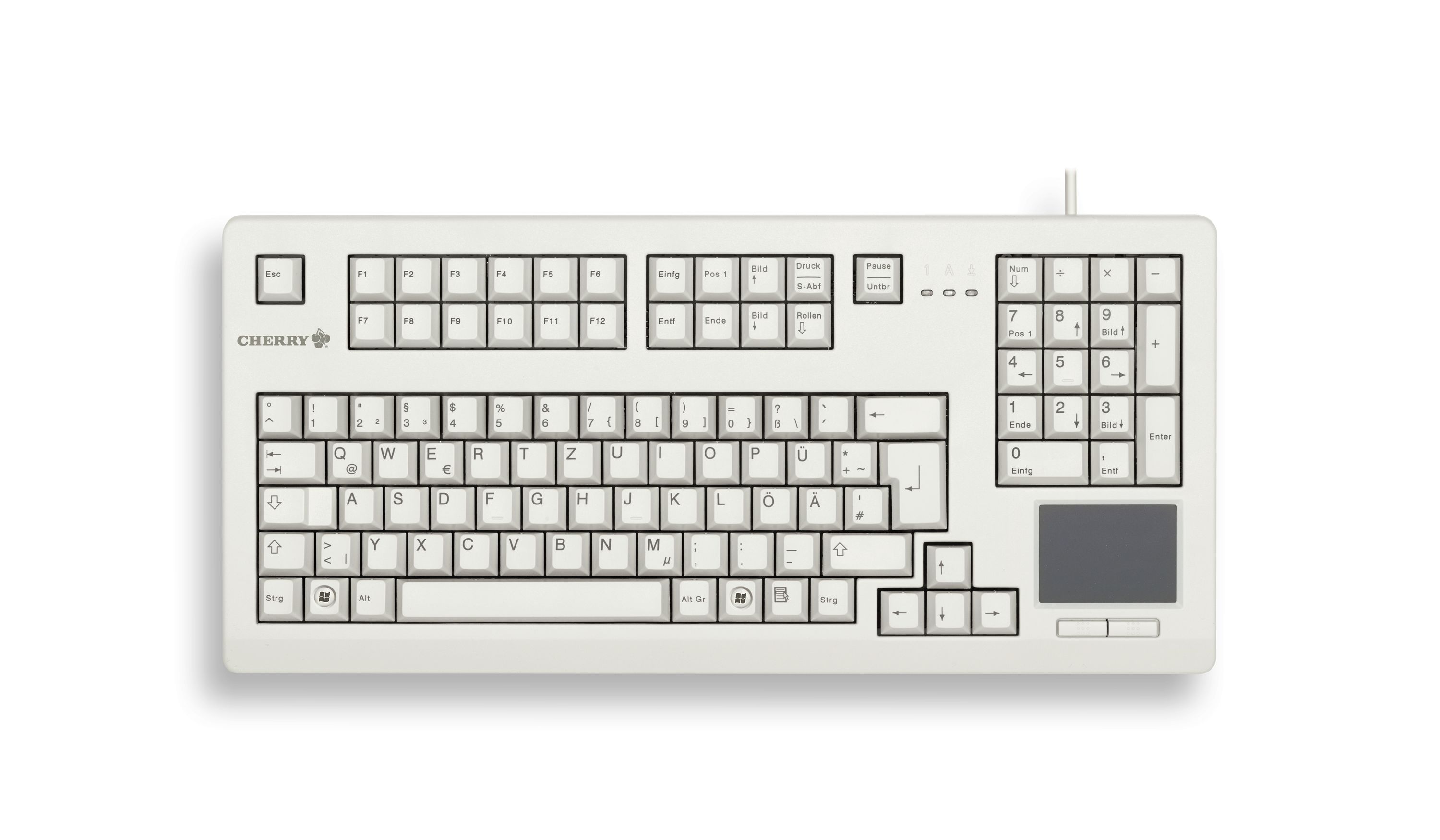 CHERRY G80-11900, Kompakte Mechanische Tastatur mit Nummernblock