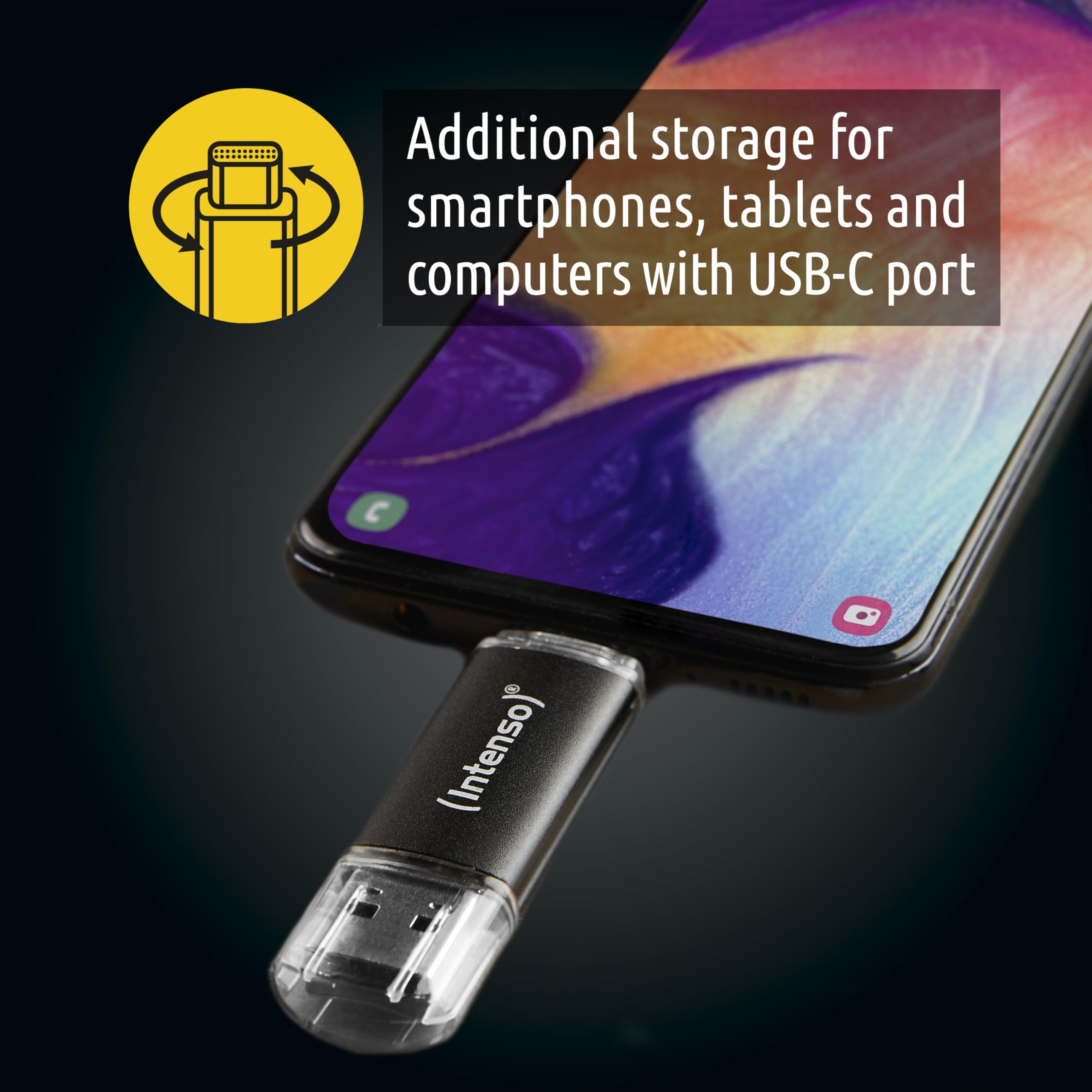 Intenso Twist Line 512 GB, Dual USB-Stick 3.2 Gen 1x1