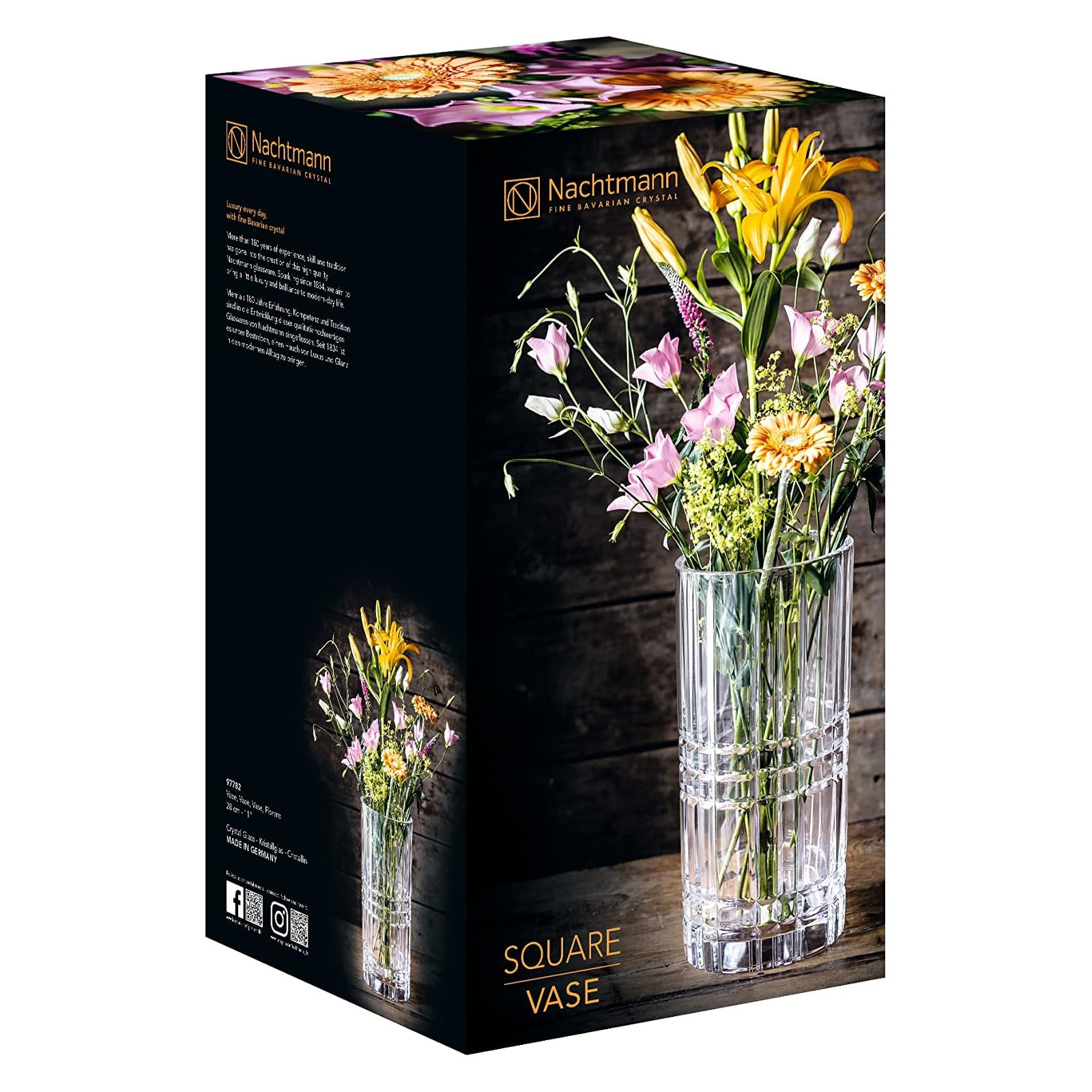Nachtmann Square Vase 28 cm 0097782-0