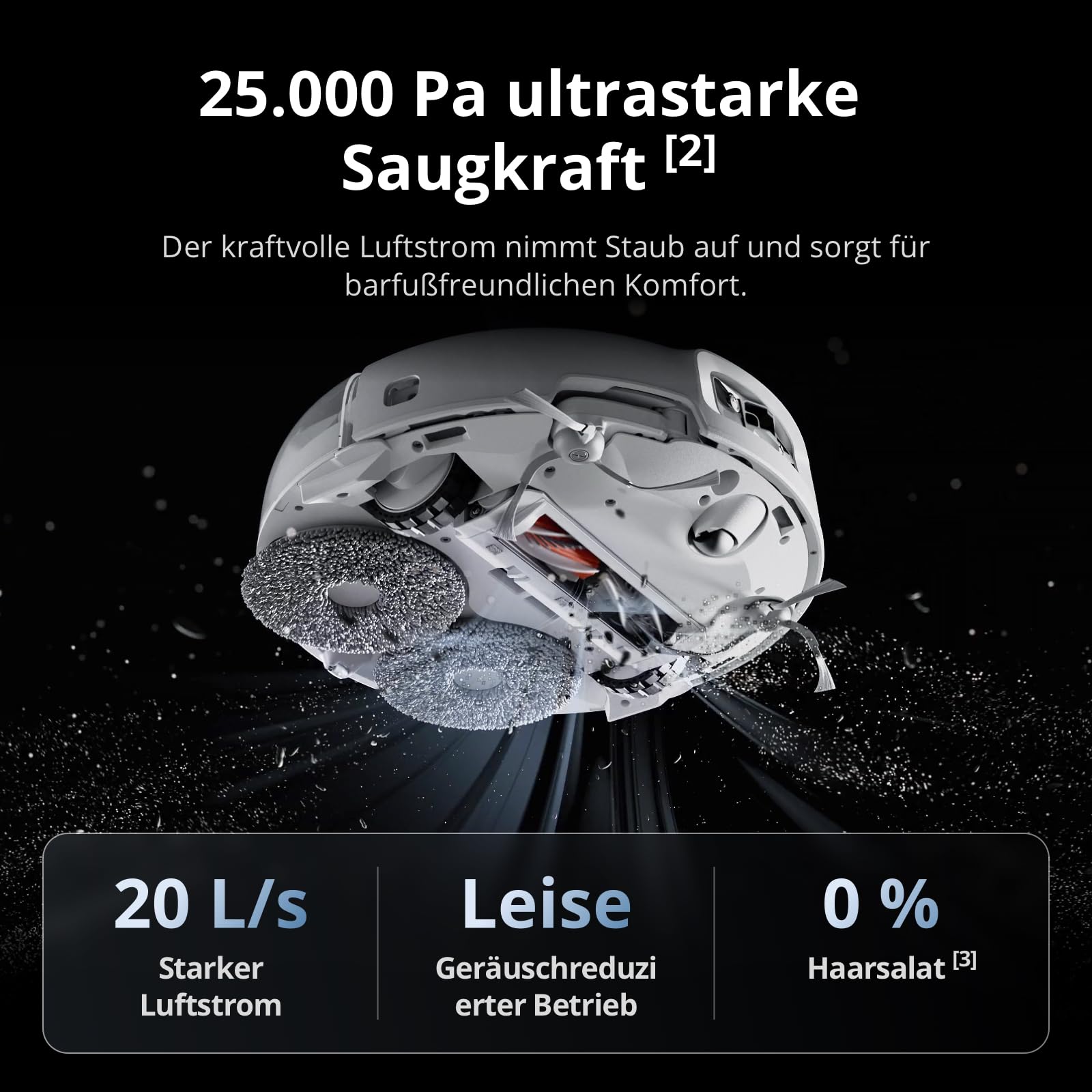 DJI ROMO P Saugroboter mit Wischpads