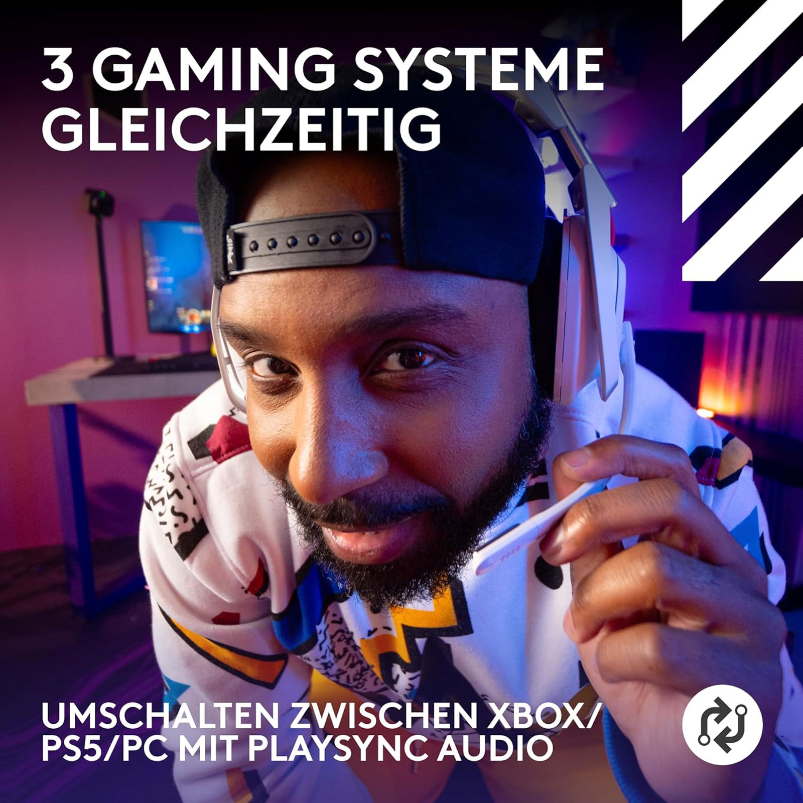 Logitech Astro A50 Lightspeed Wireless Gaming Headset, Weiß