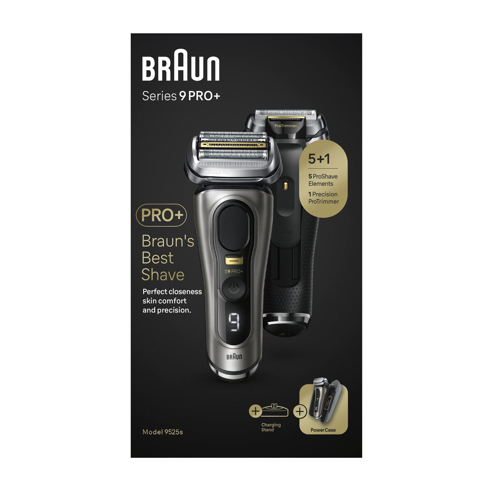 BRAUN Herrenrasierer Series 9 Pro+ 9525s Wet & Dry PowerCase