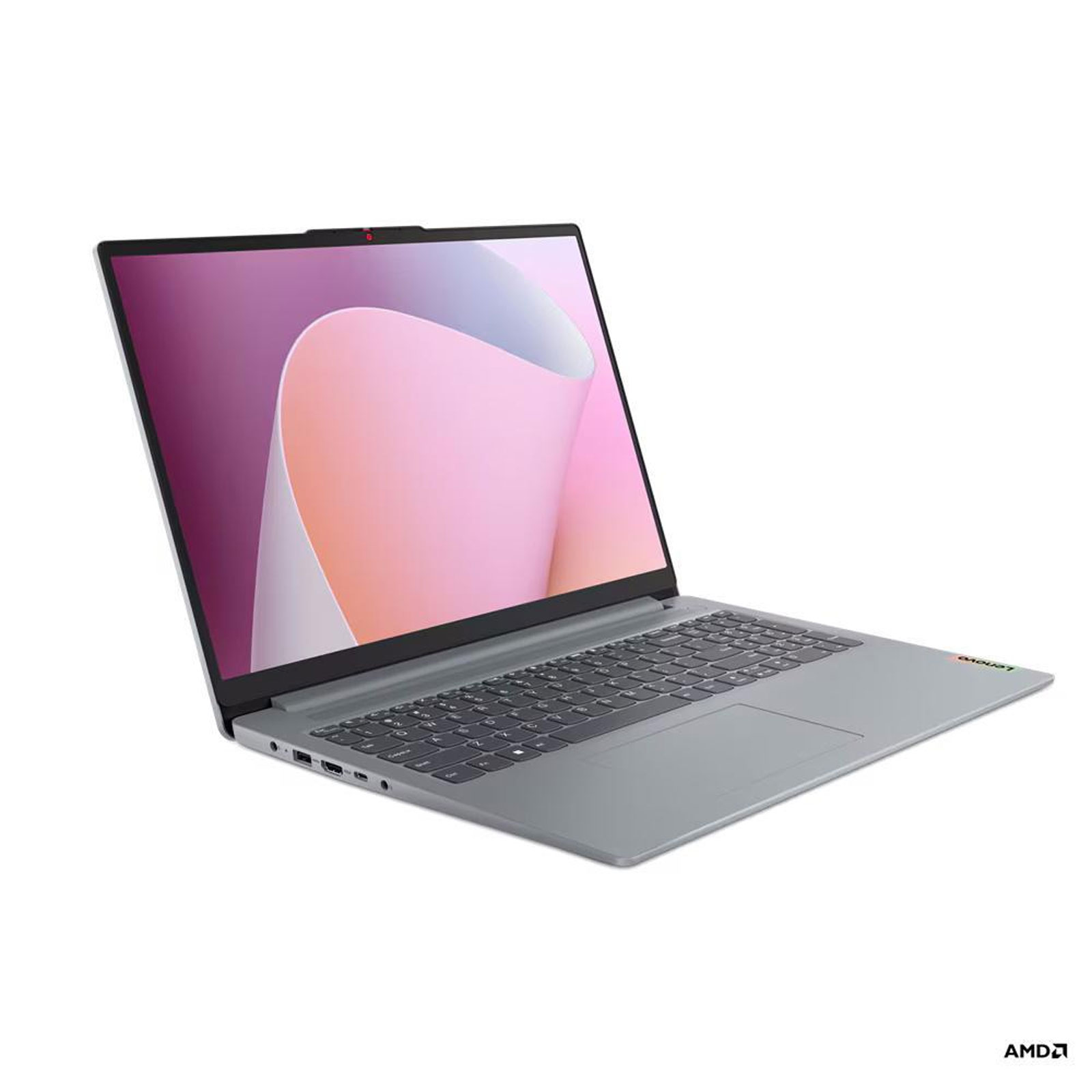 Lenovo Notebook IdeaPad Slim 3 16ABR8, Grau, 16 Zoll, WUXGA, IPS, AMD Ryzen 5 7430U, 16 GB, 512 GB M.2 SSD (82XR0082GE)