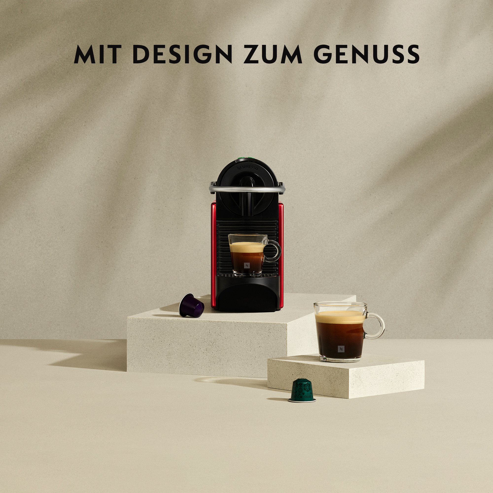 DeLonghi Nespressoautomat EN 124.S PIXIE SILBER