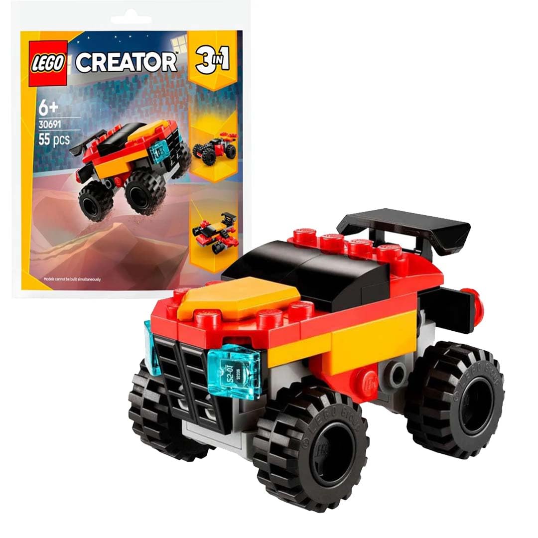 LEGO Konstruktionsspielzeug Creator 3-in-1 Mini-Monstertruck