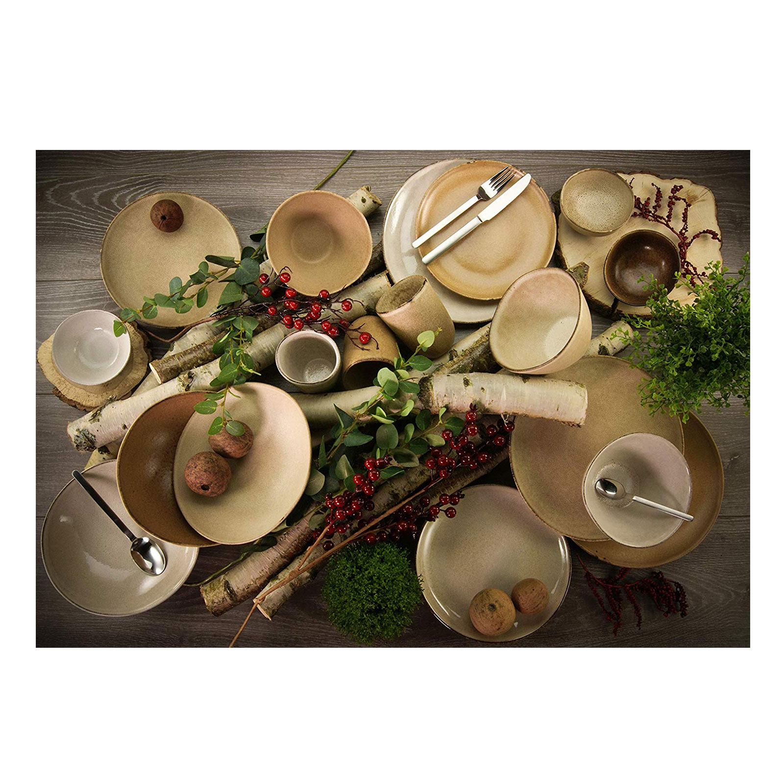 CreaTable, 20860, Serie SAHARA, Geschirr, Krug L, sand,  ca. 1,5 L, 1 teilig