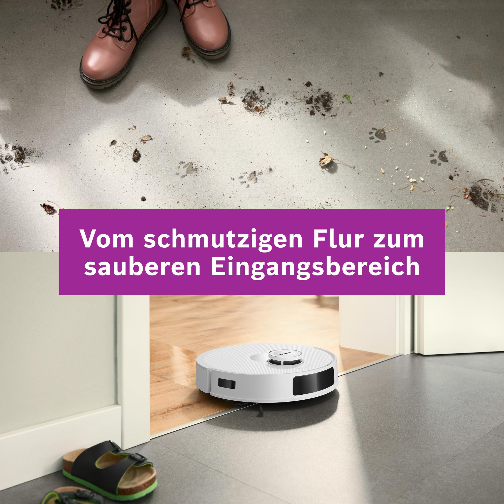 Bosch Saugroboter mit Wischfunktion BCRC2W