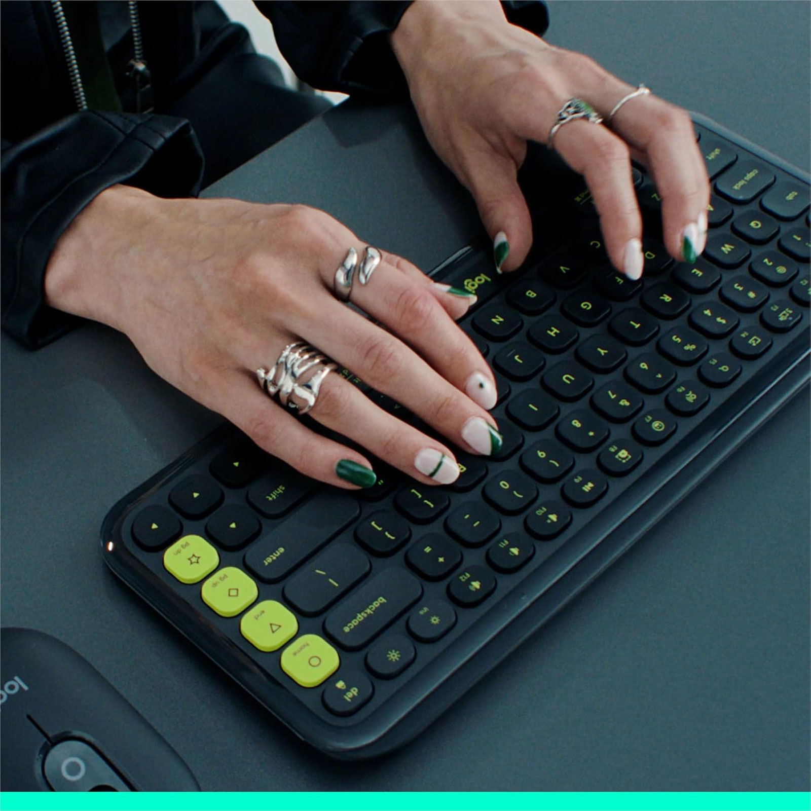 Logitech POP ICON KEYS kabellose Bluetooth-Tastatur