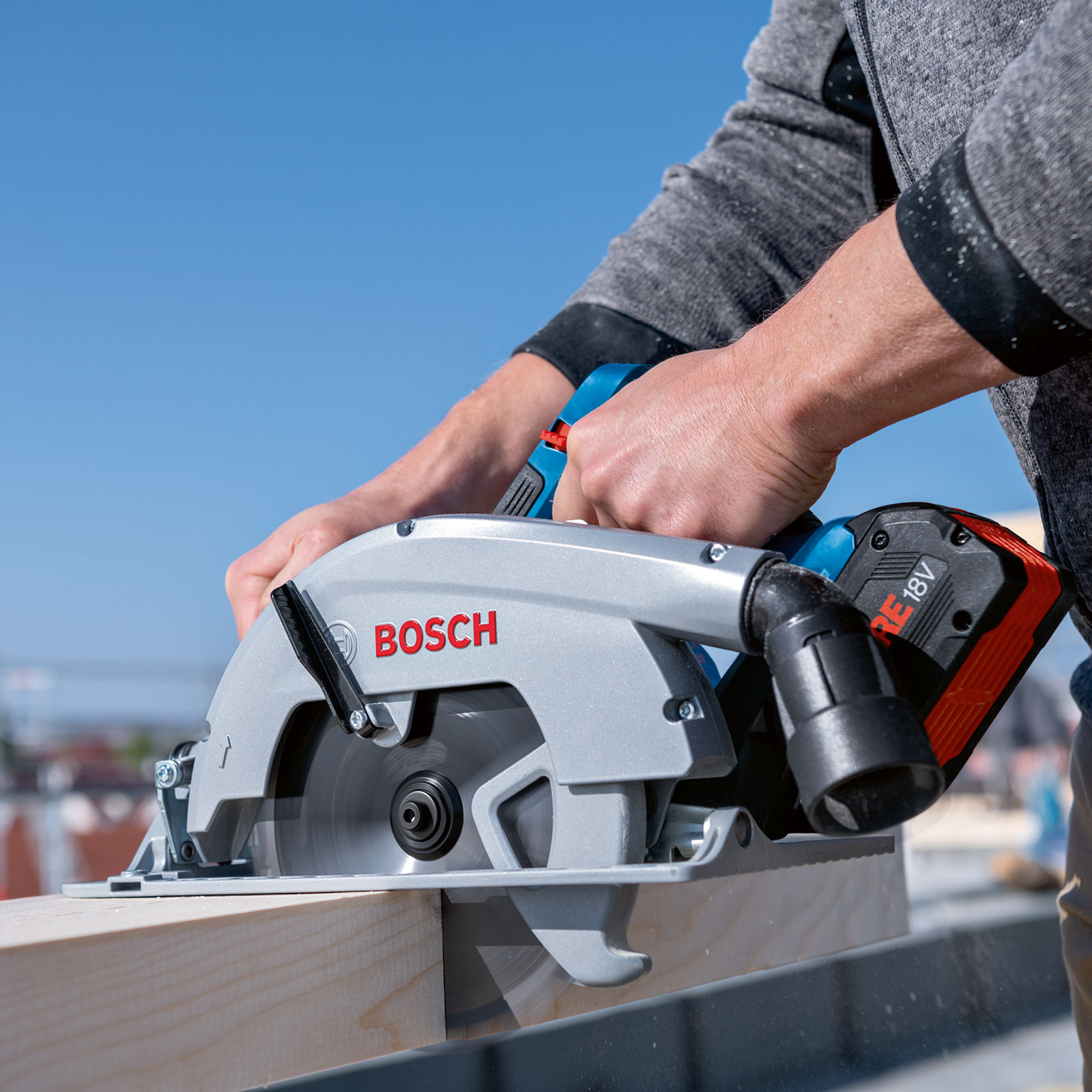 Bosch Professional GKS 18V-70 L solo, L BITURBO Akku-Kreissäge