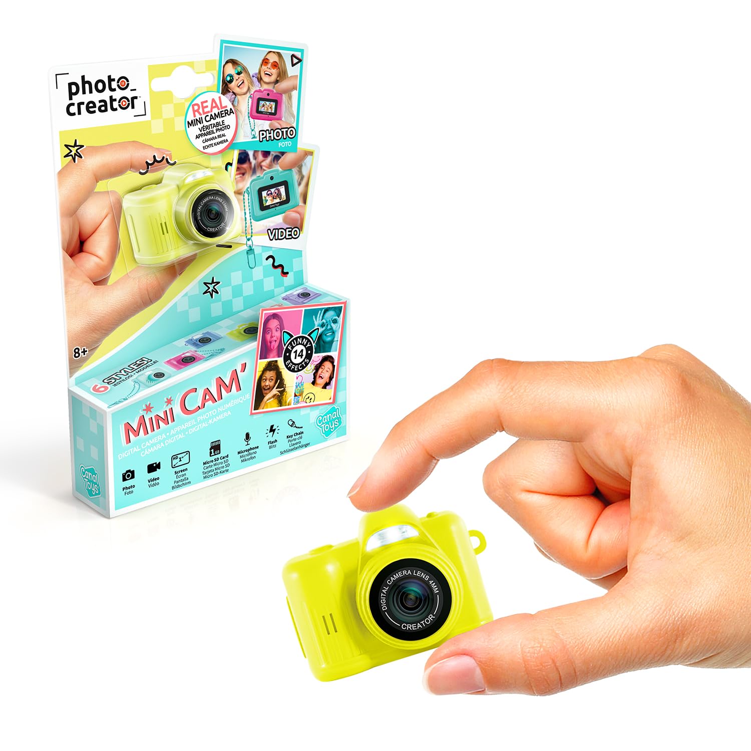 Canal Toys - Photo Creator - Mini-Digitalkamera & Videokamera für Kinder