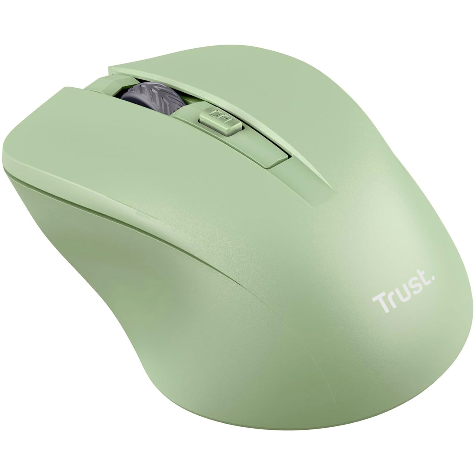 Trust Mydo Wireless Funkmaus, leise, Grün