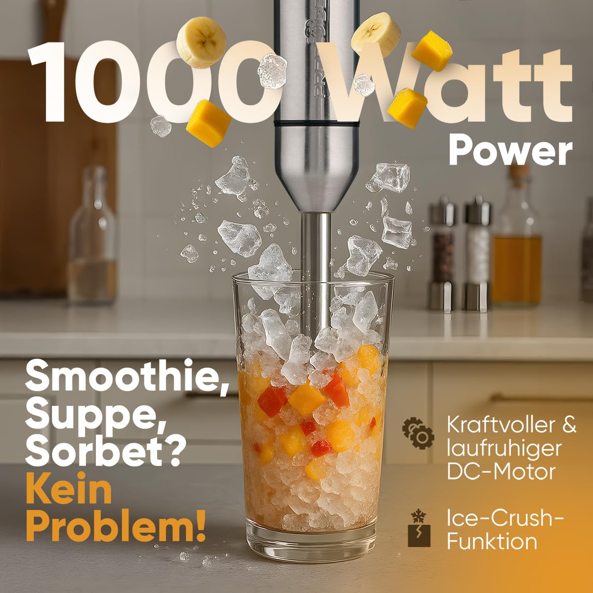 PROFICOOK PC-SM 1317 Edelstahl Stabmixer