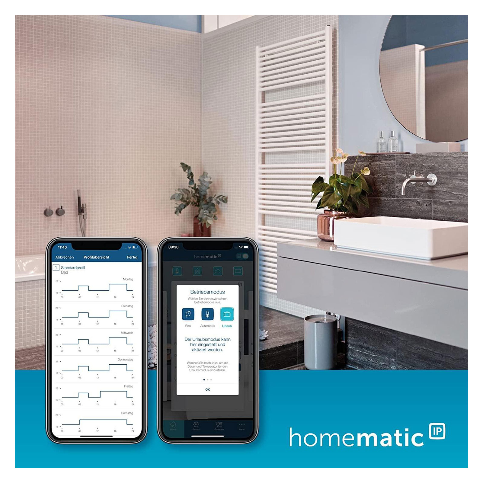 Homematic IP Heizkörperthermostat Evo, silber