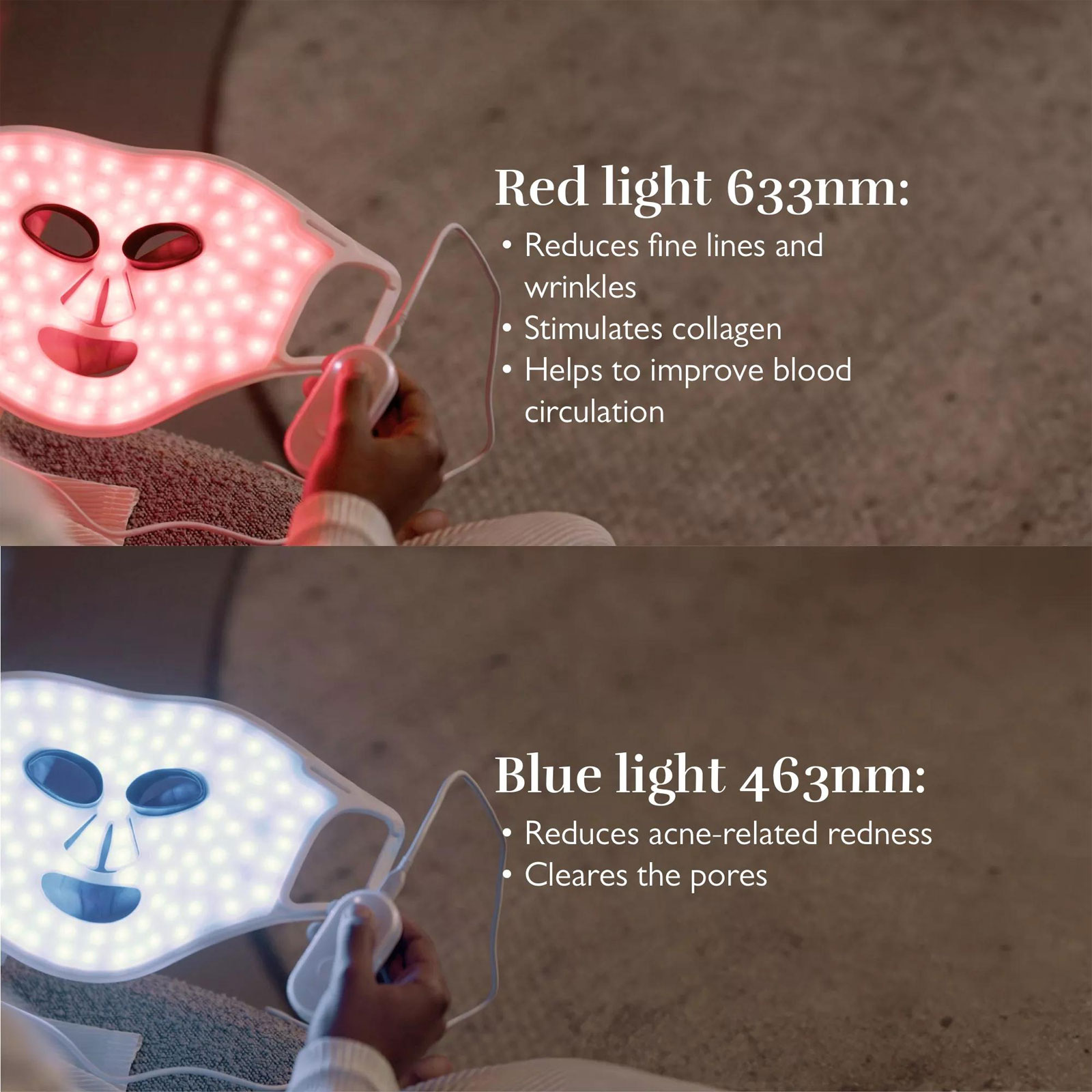 Silk'n FLM100PE1001 LED Face Mask Gesichtsmaske