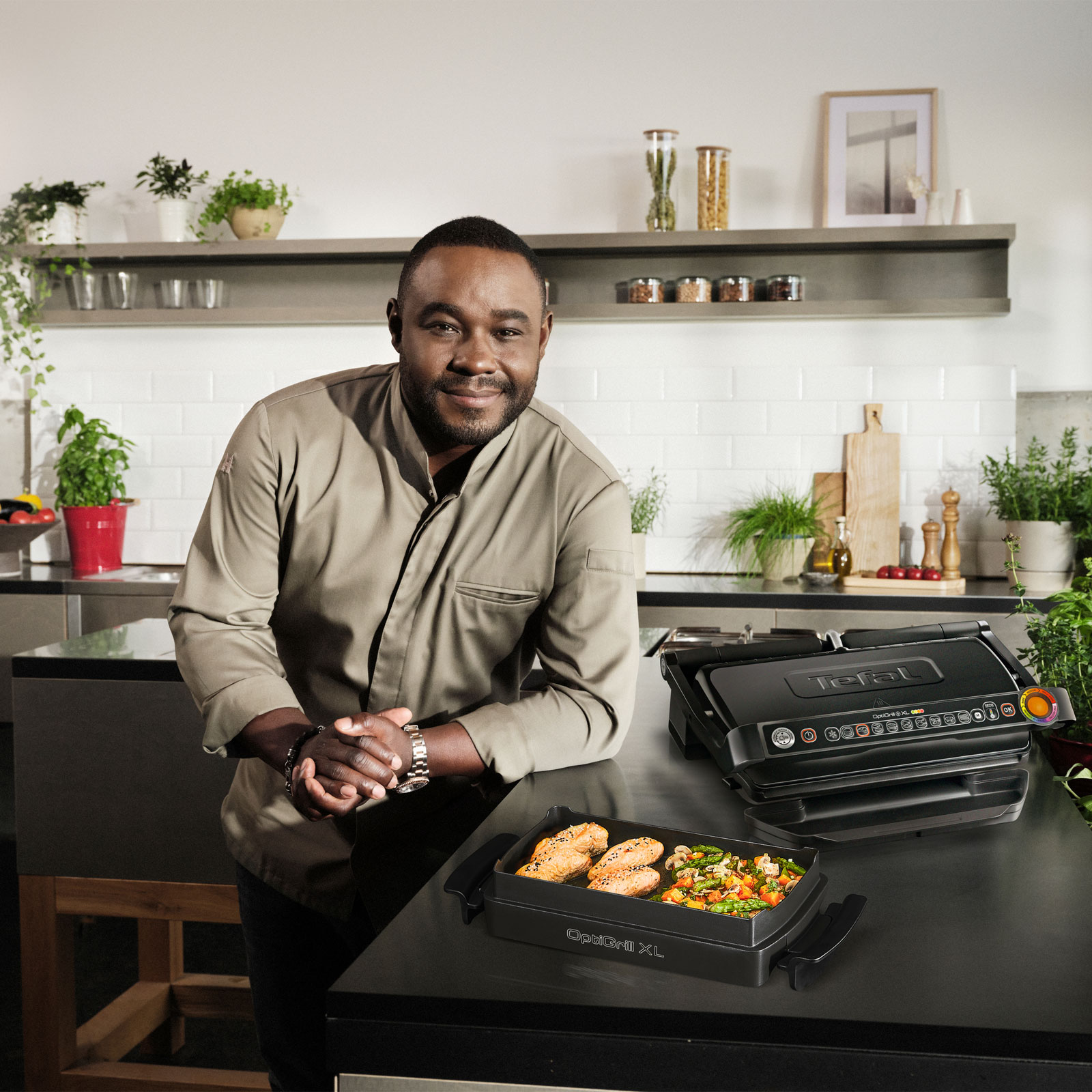 TEFAL GC7248 OptiGrill+ XL mit Snacking & Baking TEFAL GC7248 OptiGrill+ XL mit Snacking & Baking