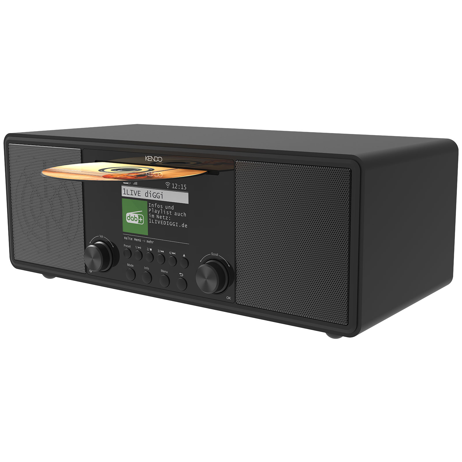 KENDO DAB Radios IR DAB Radio+ XL 25EX