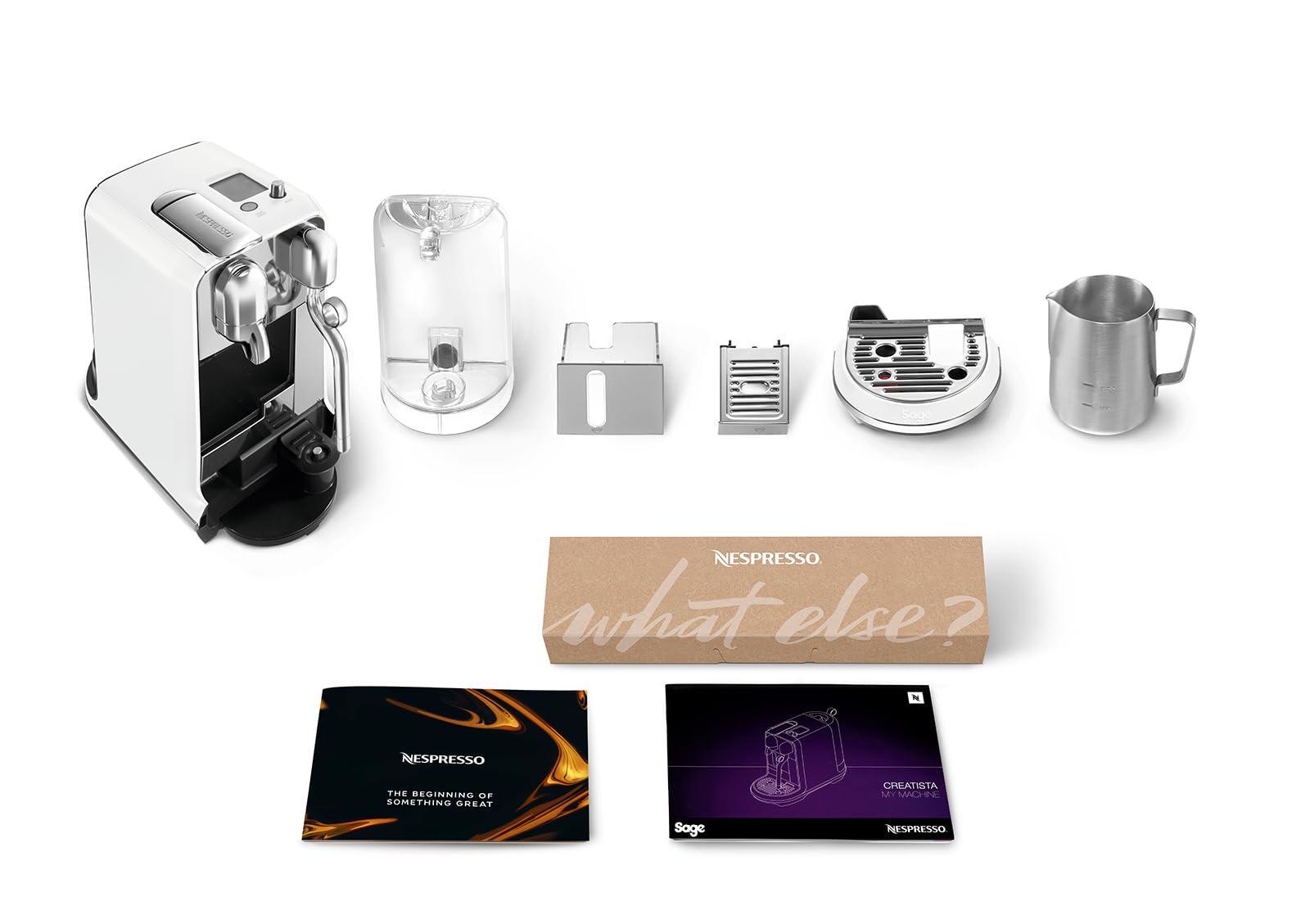 Sage The Creatista Plus Nespresso Kapselsystem Sea Salt Kaffeemaschine