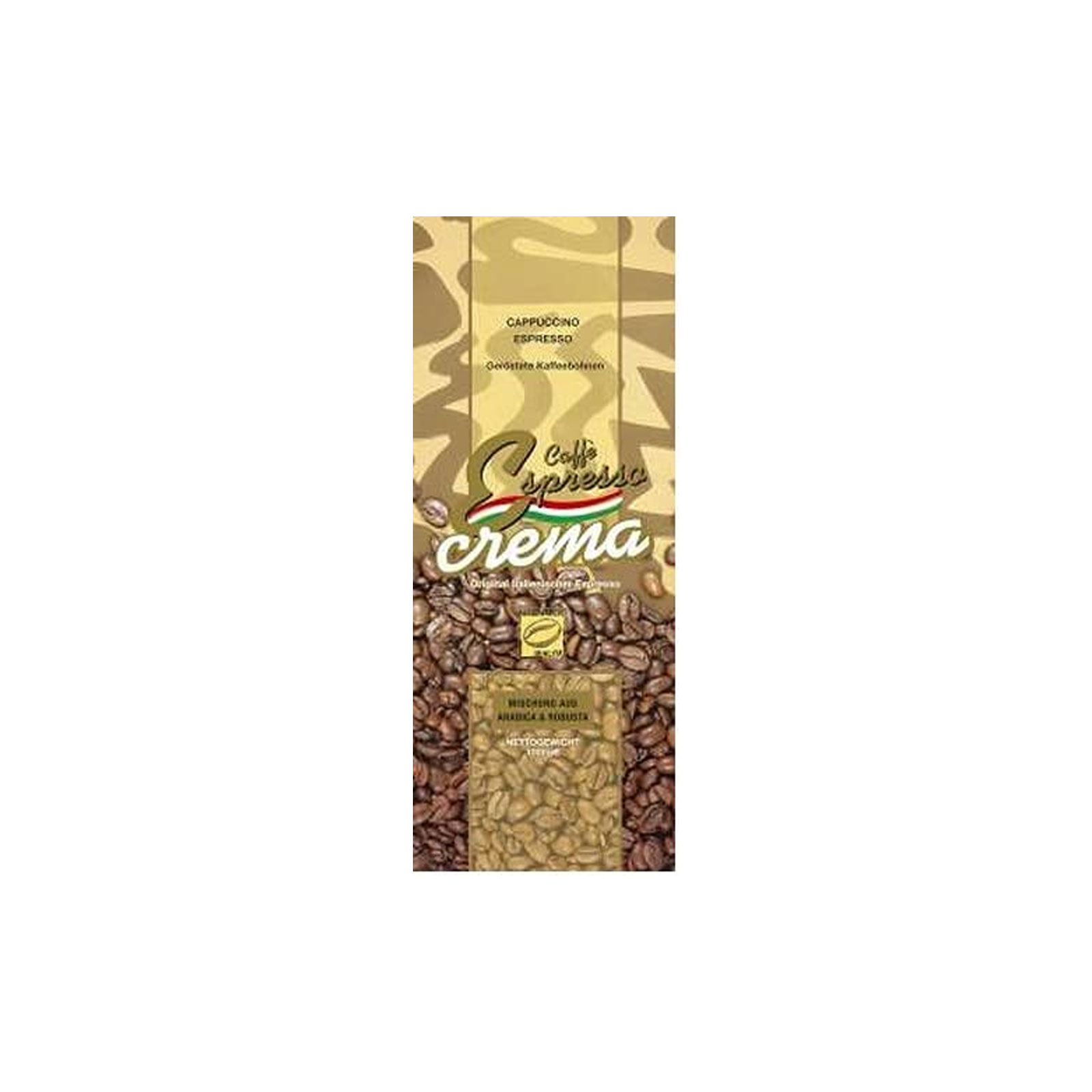 Caffè Espresso Crema Exklusiv 1 kg (ganze Bohne, Premium-Kaffeemischung für alle Kaffeevariationen, Arabica, Robusta) Caffè Espresso Crema Exklusiv 1 kg (ganze Bohne, Premium-Kaffeemischung für alle Kaffeevariationen, Arabica, Robusta)