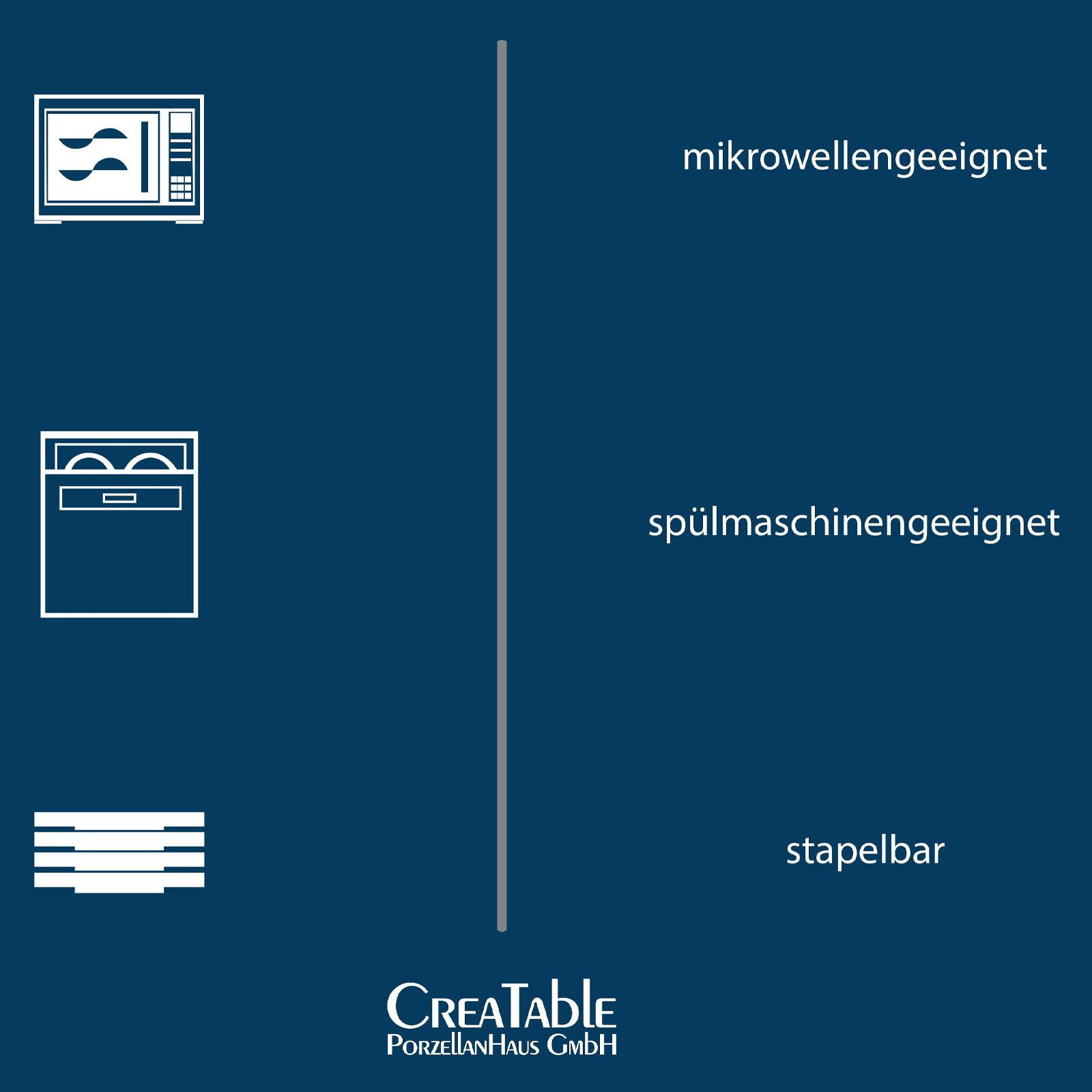 CreaTable, 22877, Serie Nature Collection Mediterran, 8-teiliges Geschirrset, Cappuccino Set aus Steinzeug