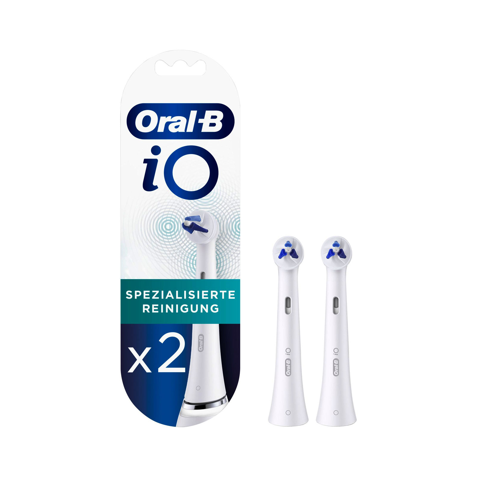 Oral-B Aufsteckbürsten iO Spezialisierte Reinigung, 2 Stück