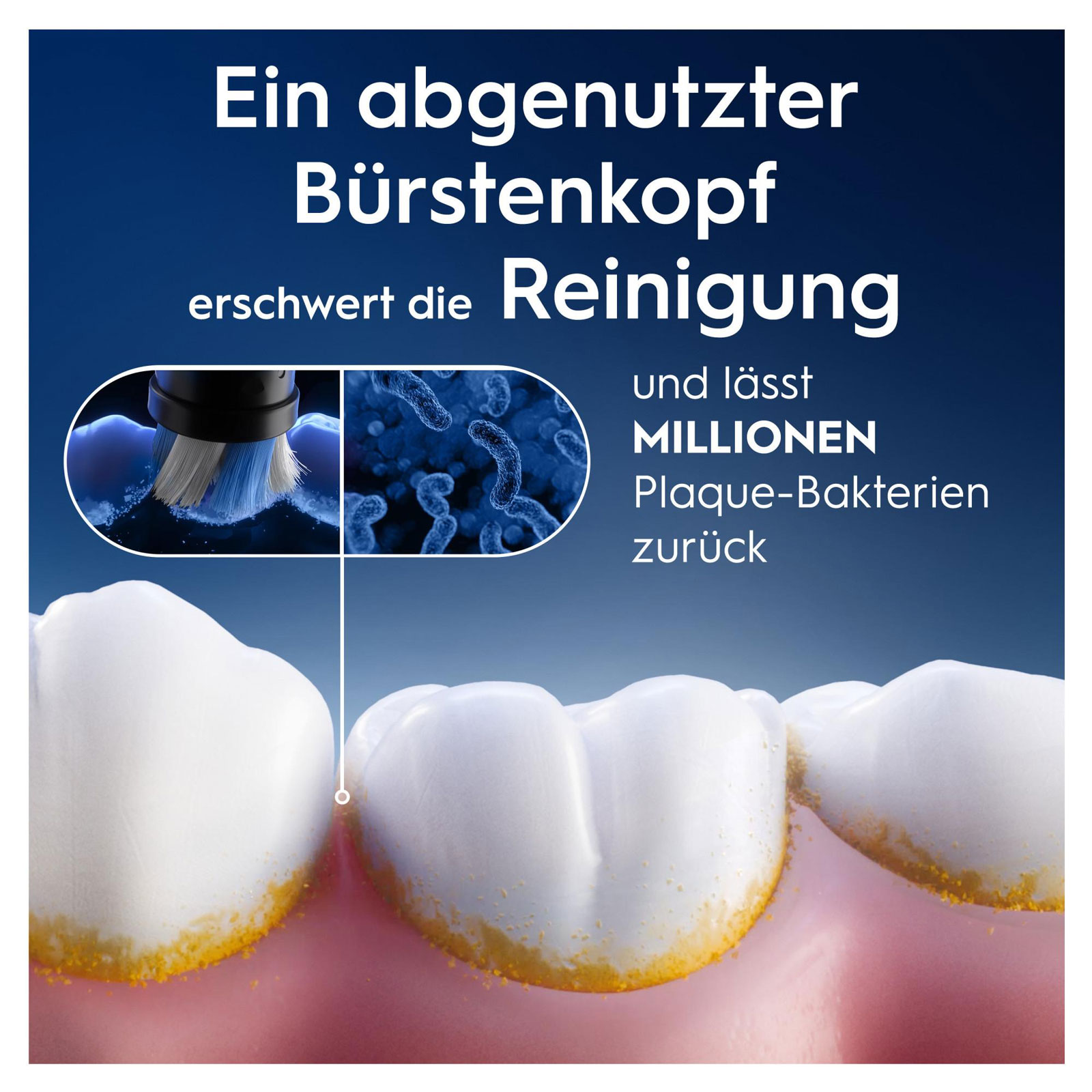 Oral-B iO Ultimative Reinigung, Original Aufsteckbürsten, Schwarz, 2er (passend für die Oral-B iO elektrische Zahnbürste)