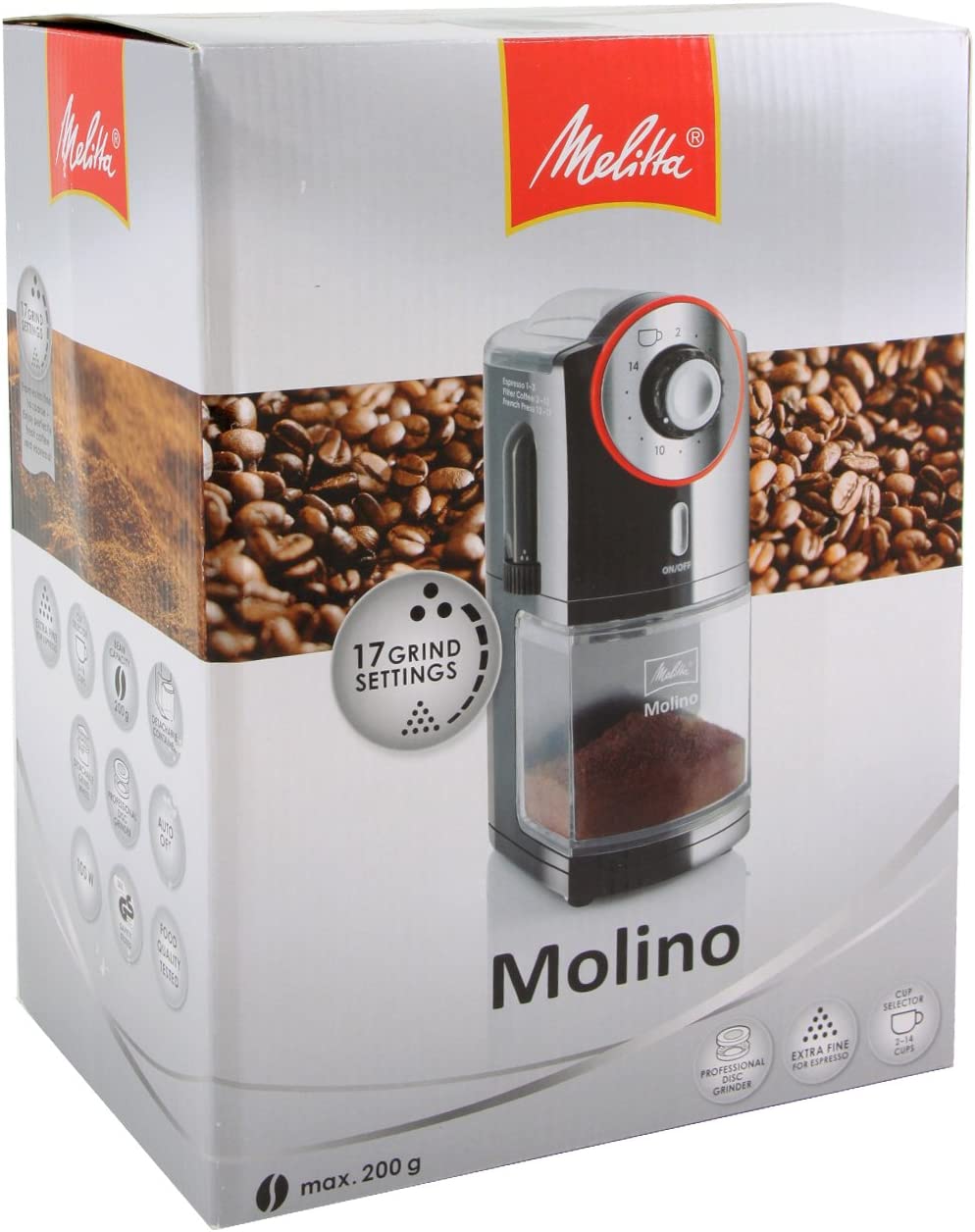 Melitta 1019-01 Molino Kaffeemühle