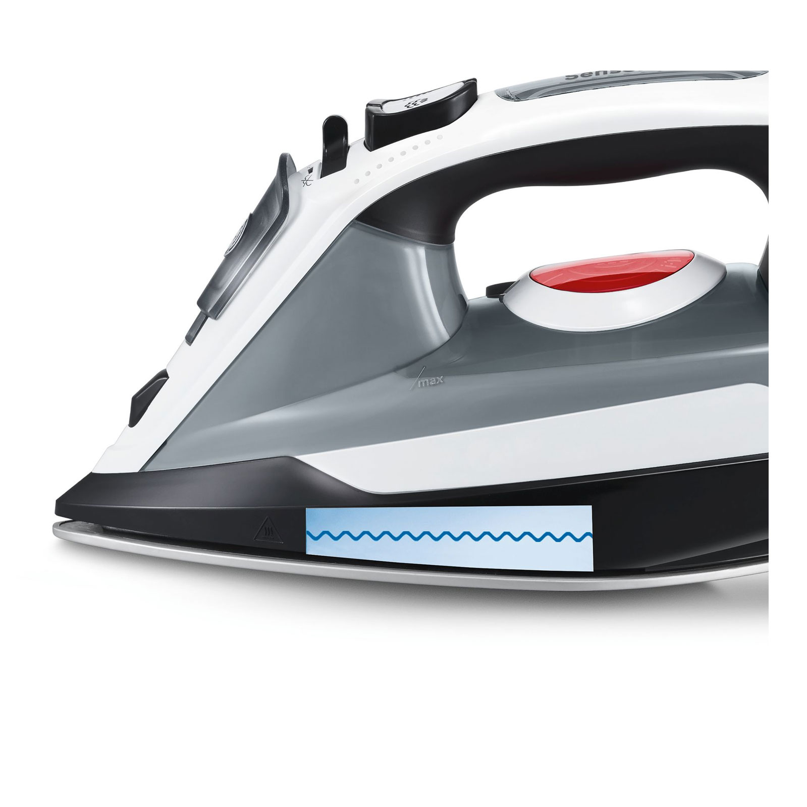 Bosch TDA30EASY Dampfbügeleisen CeraniumGlissèe 2400 W schwarz/weiß