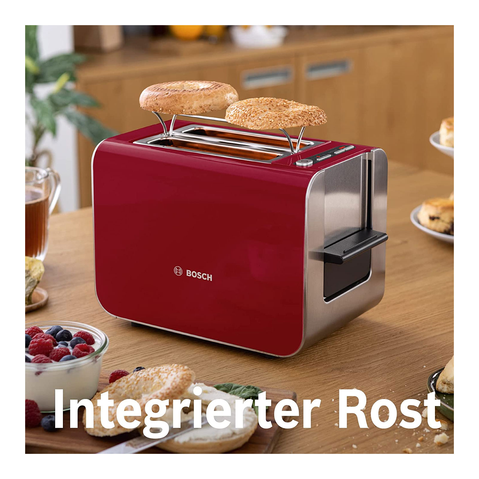 Bosch TAT8614P Kompakt Toaster Styline