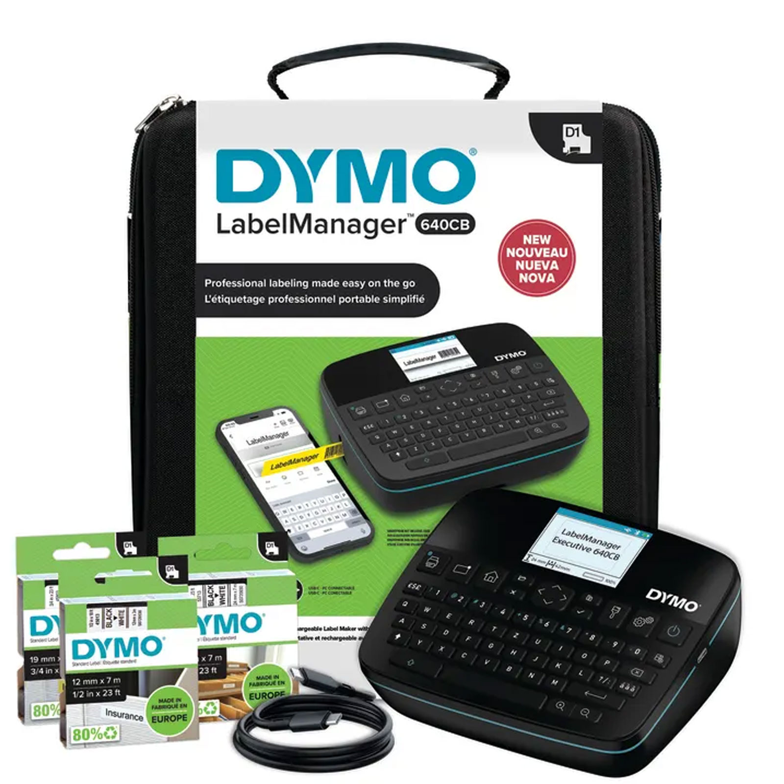 DYM LabelManager 640CB 6/9/12/