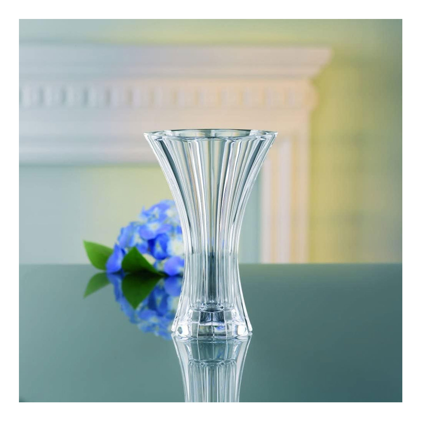 Nachtmann Vase, Glas, Transparent, 18 cm