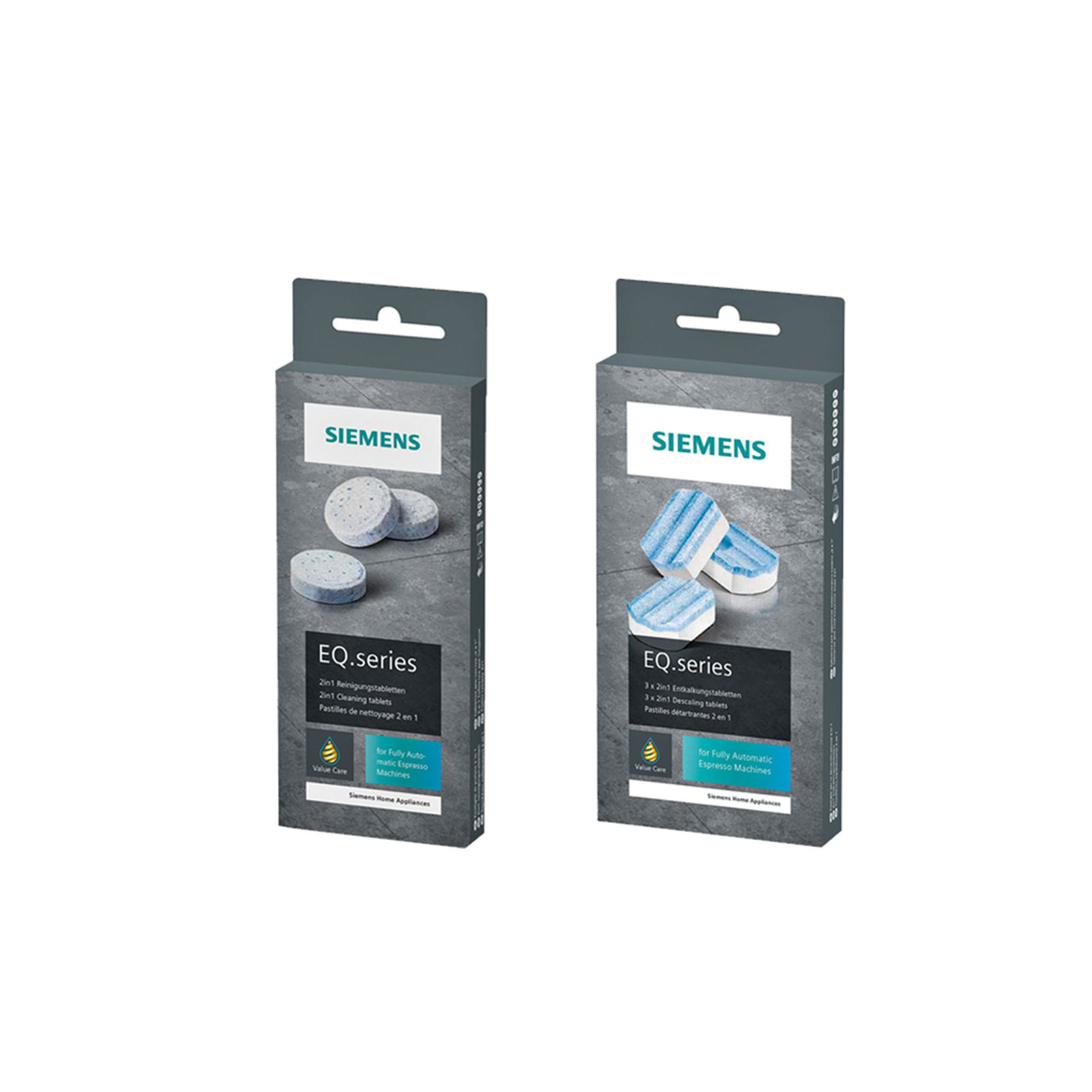 Siemens TI353501DE EQ.300 Kaffeevollautomat + TZ80001A Reinigungstabletten + TZ80002A Entkalkungstabletten