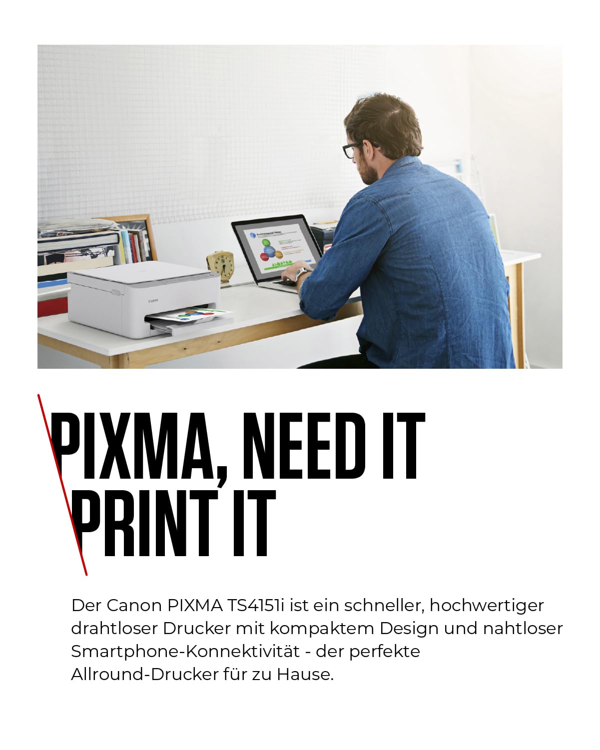 Canon PIXMA TS4151I -WLAN-Multifunktionsdrucker