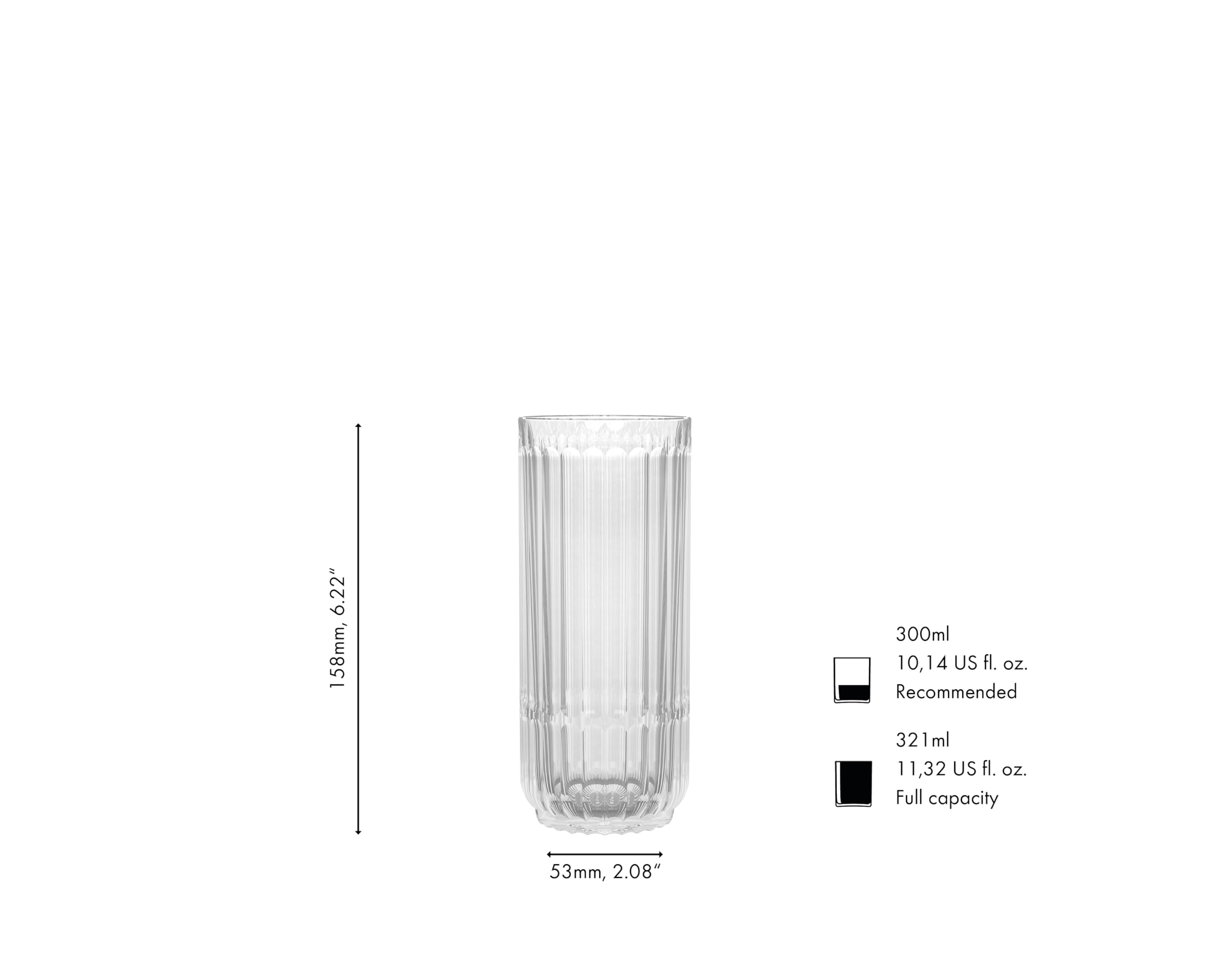 RIEDEL 6421/04 Bar Rituals Highball Glas