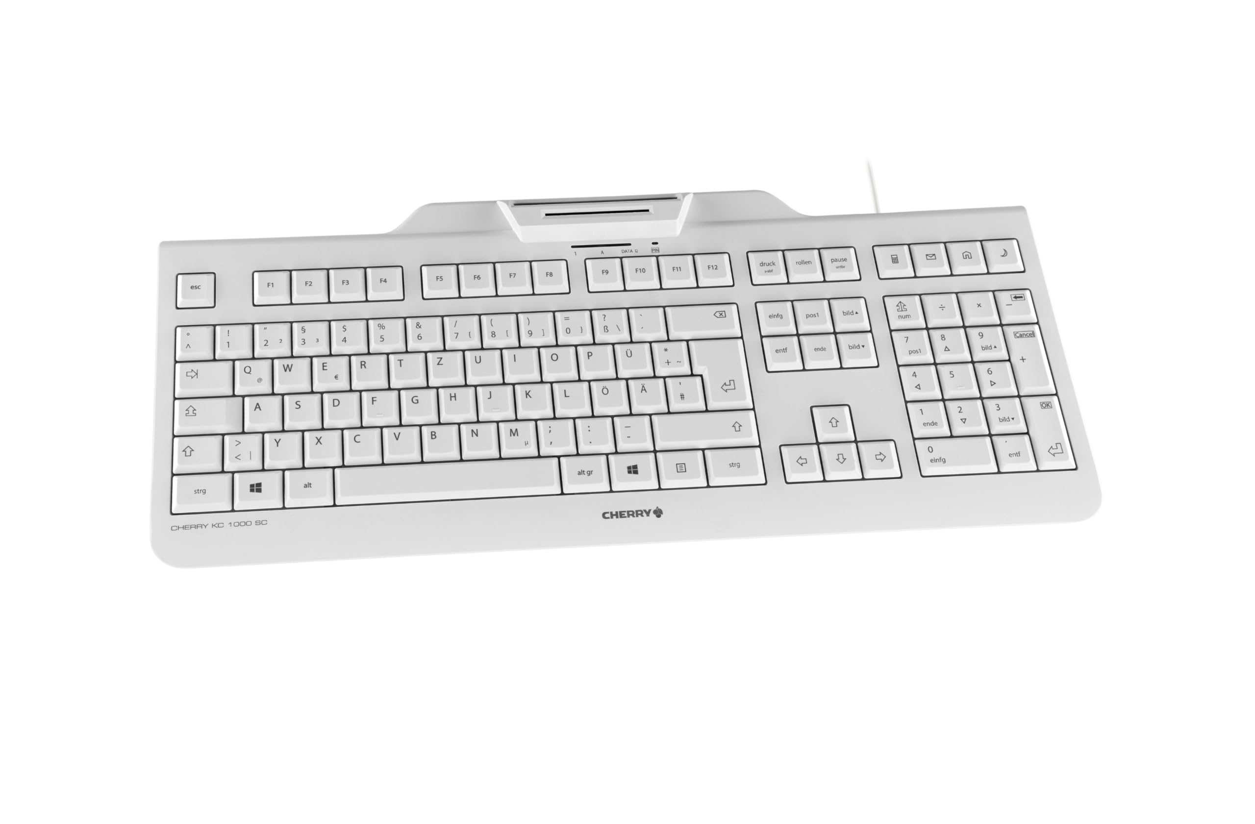 CHERRY KC 1000 SC, Kabelgebundene Security-Tastatur mit integriertem Kartenleser
