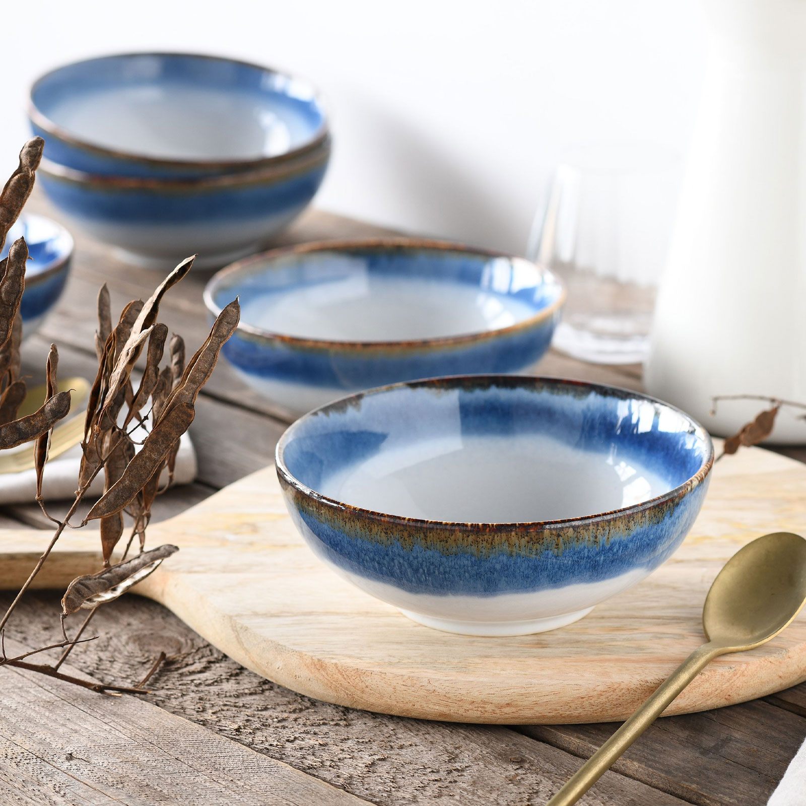 CreaTable Cascade 21684 Buddha Bowl Set, 4-teilig