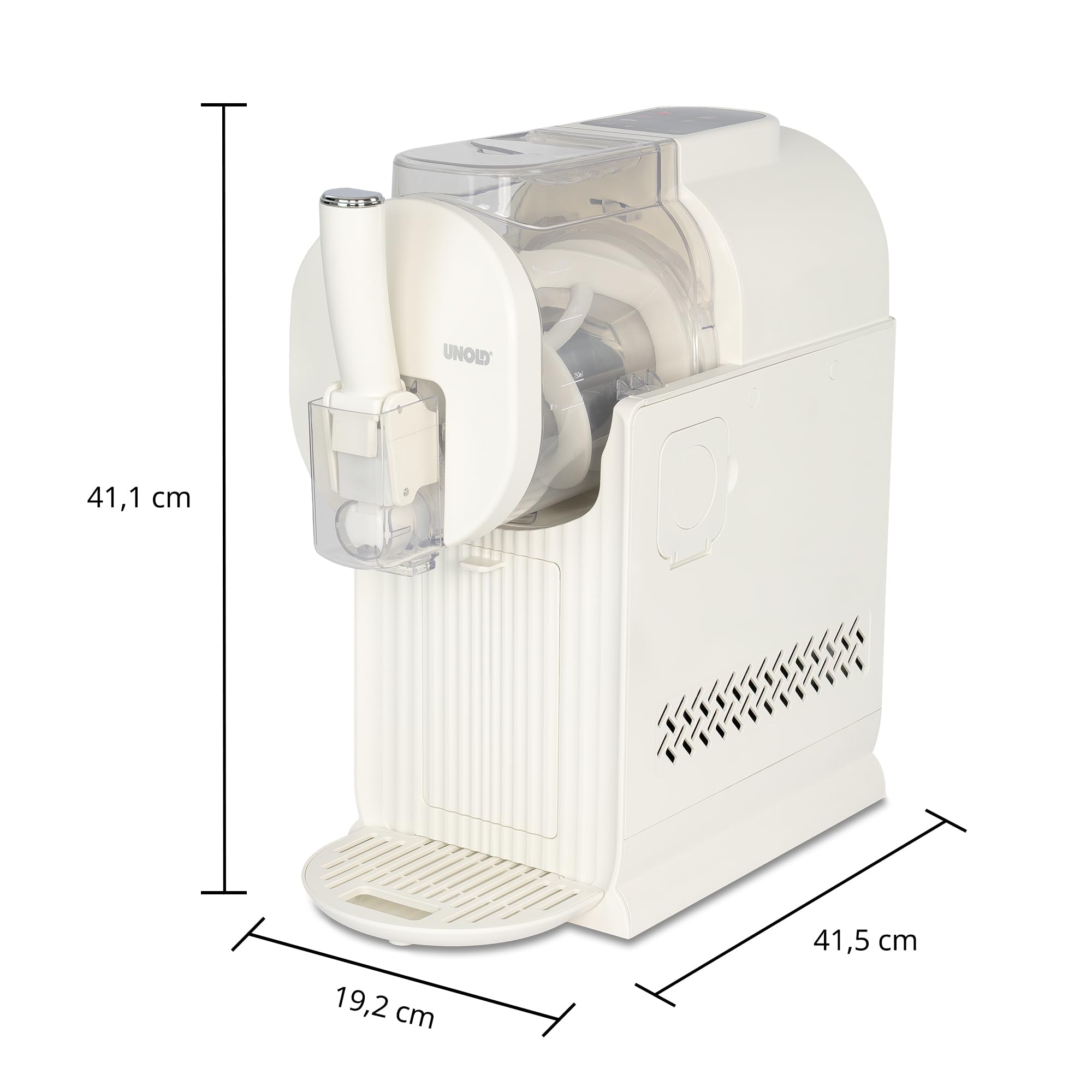 UNOLD Sofia 48960 2in1 Cremefarben Slush - und Softeismaschine